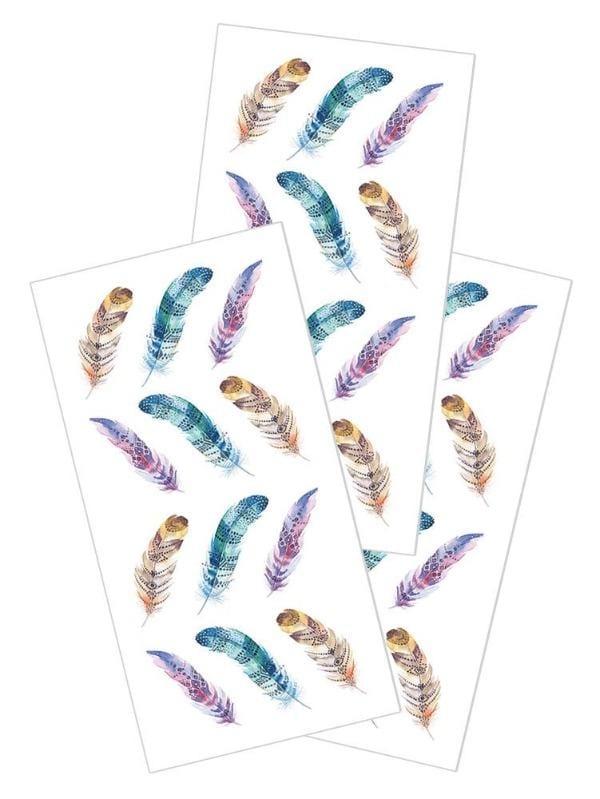  Decorative Stickers - Feathers、mySite、ghnorth