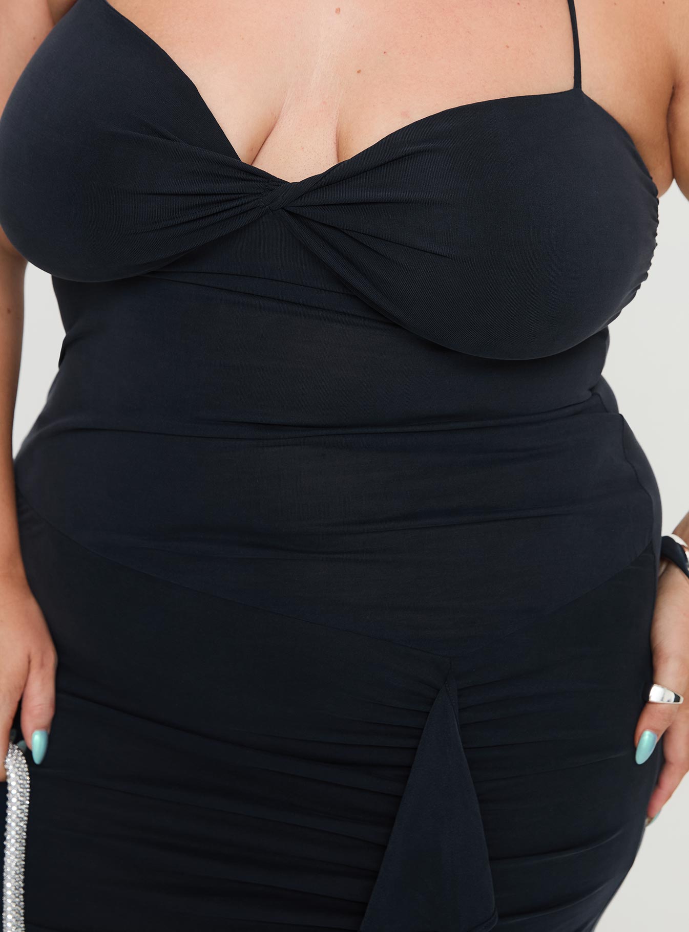 Destinations Maxi Dress Navy Curve、mySite、solidvoid