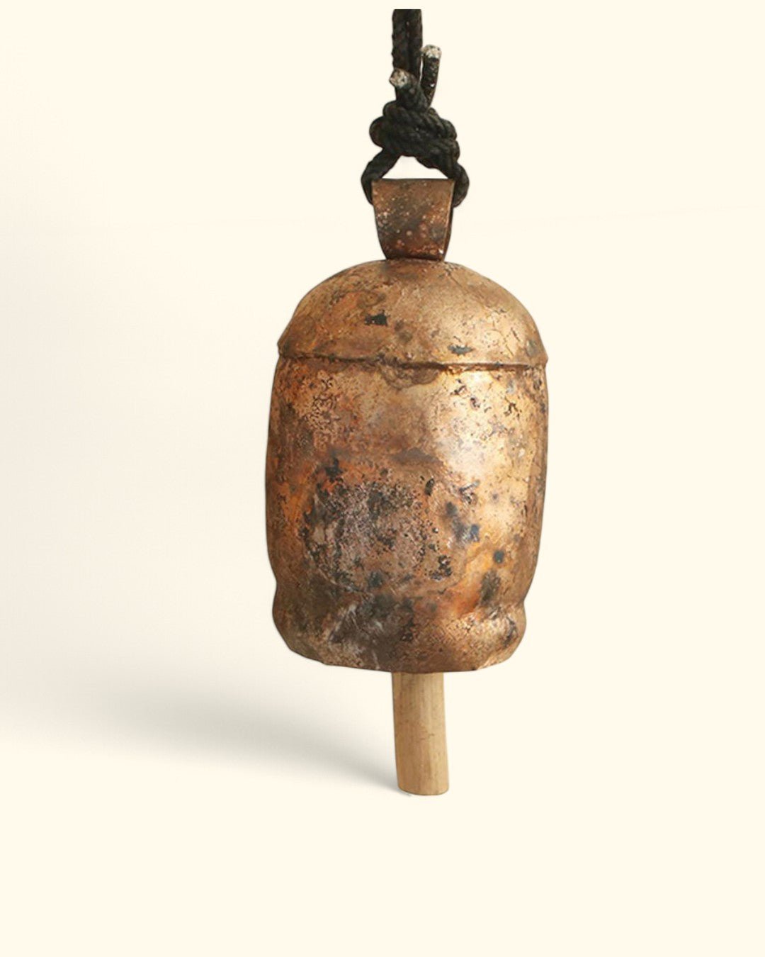 Fair-trade and Handmade Large Decorative Cowbell With a Soothing Tone、mySite、topwebapps