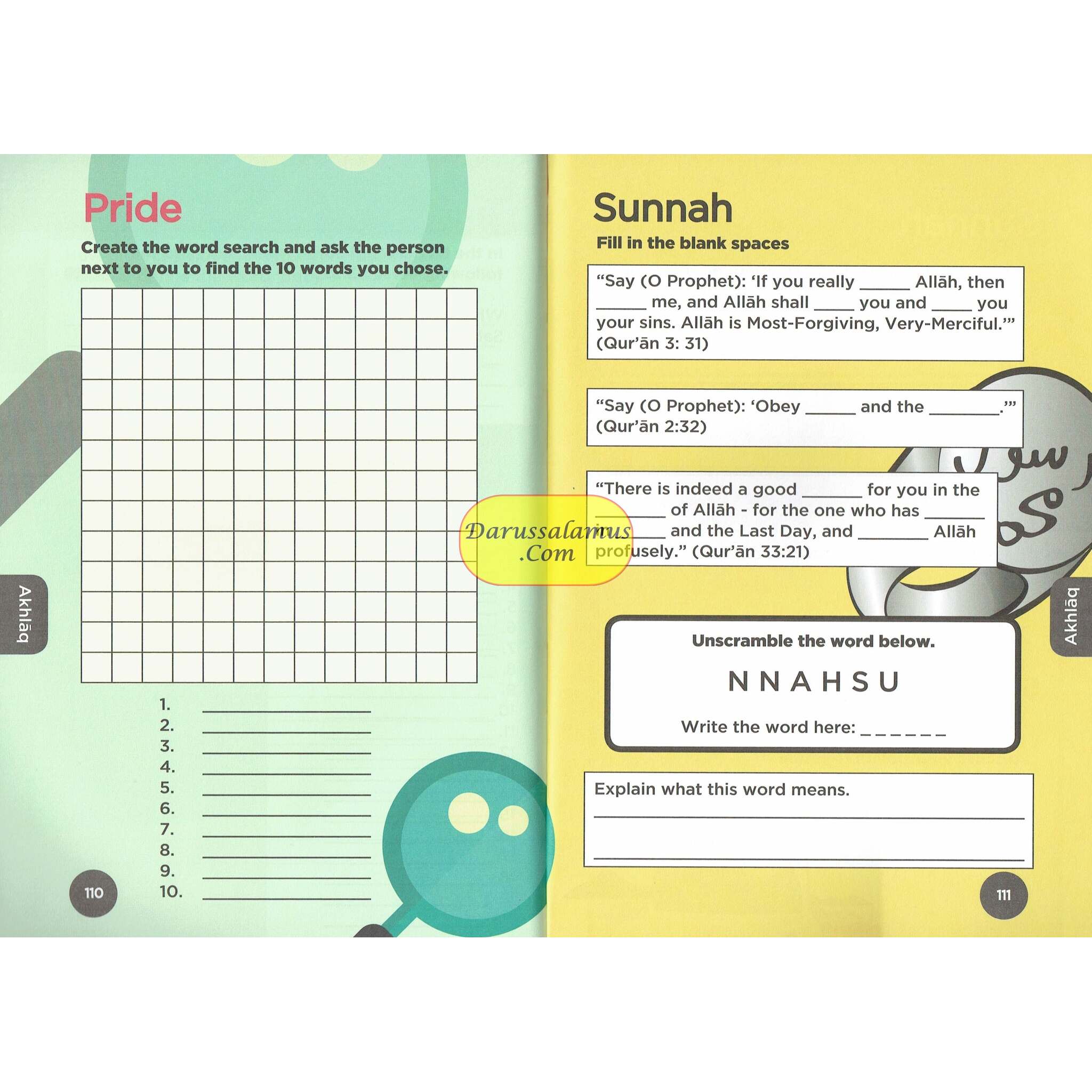 An Nasihah Islamic Curriculum Workbook 6 For Boys、mySite、topwebapps