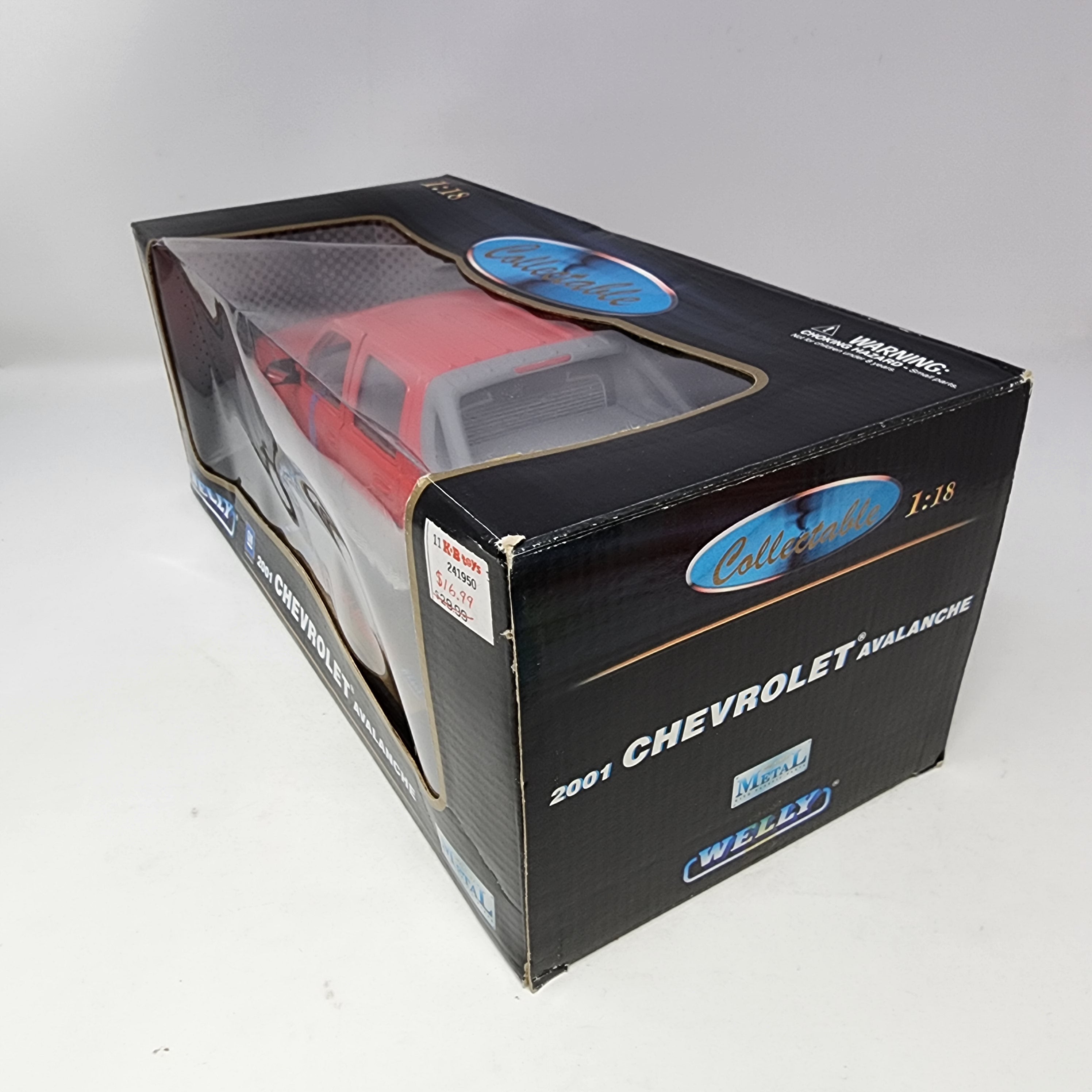 2001 Chevrolet Avalanche * RED * Welly Collectibles 1/18 Scale、mySite、hgirdovlk