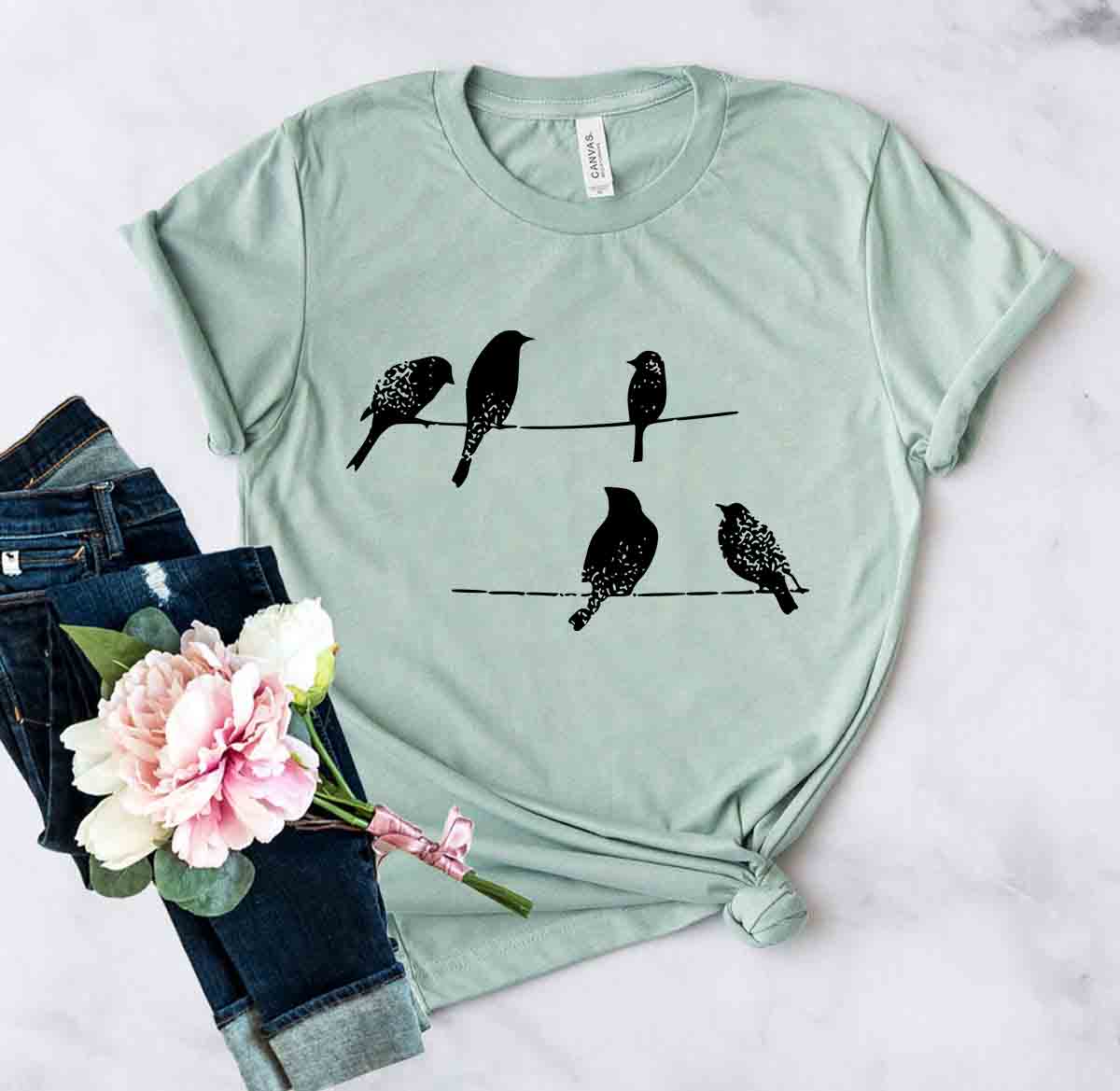 Birds On A Wire Shirt、mySite、camillekostekn