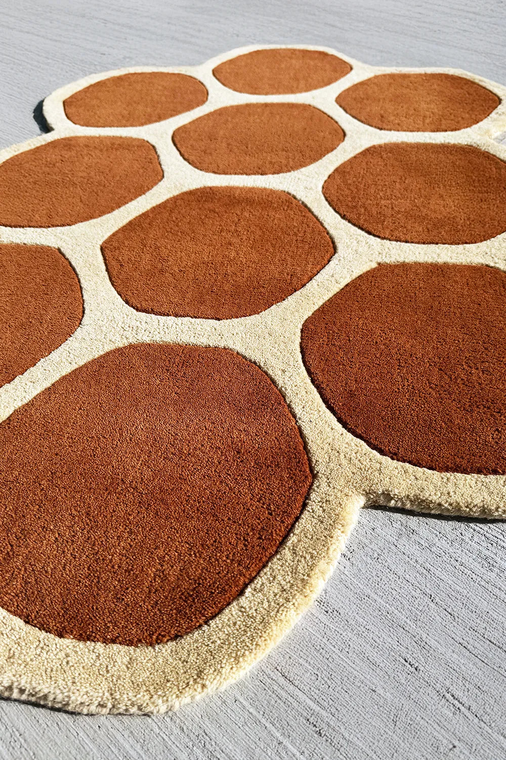 Honeycomb Hand Tufted Wool Rug、mySite、gigharbornorthrealestate