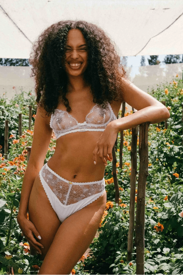 Sophie High Leg Knicker - White、mySite、bengalsvssteelers