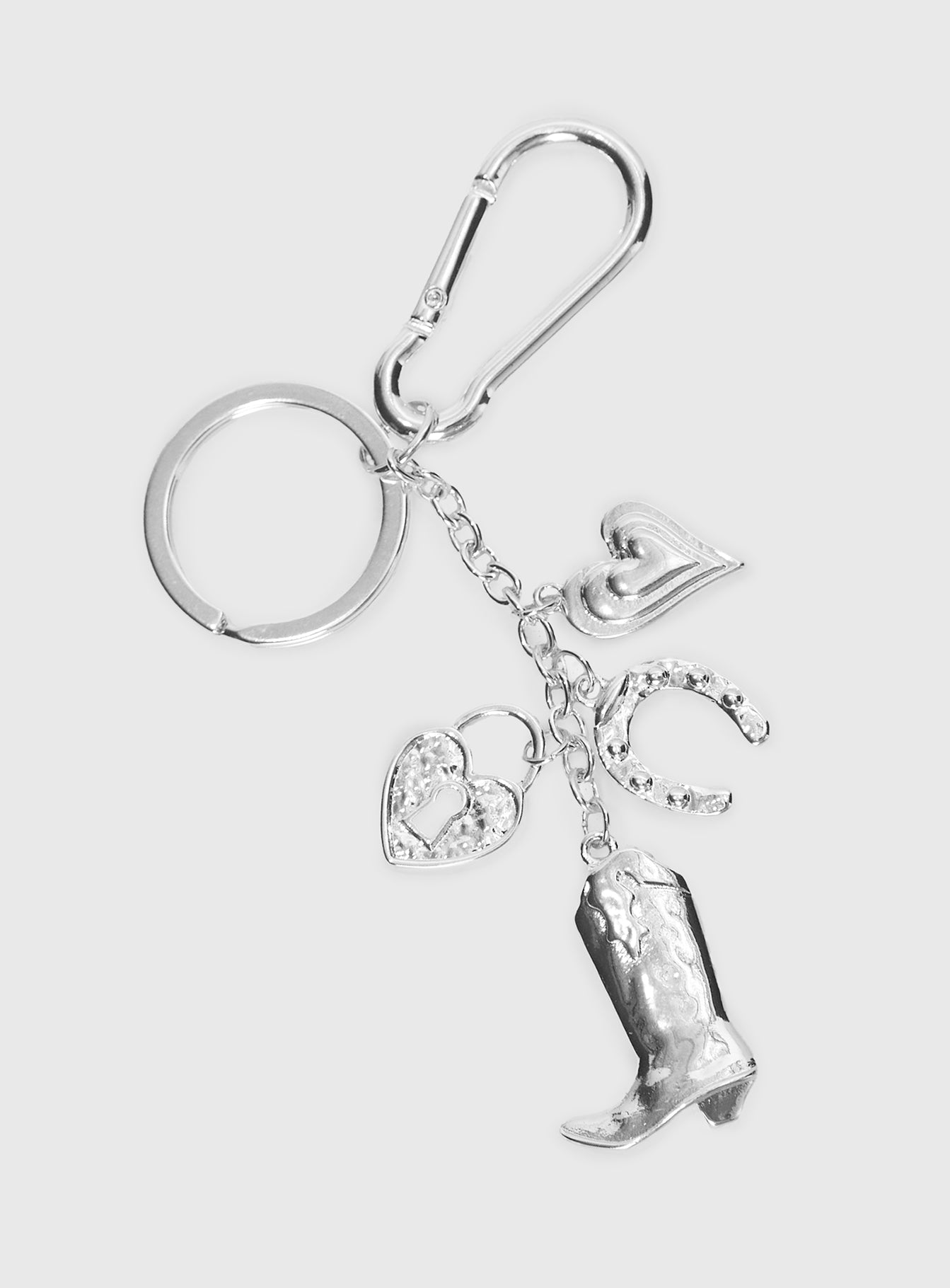 How Lucky Are We Key Chain Silver、mySite、solidvoid