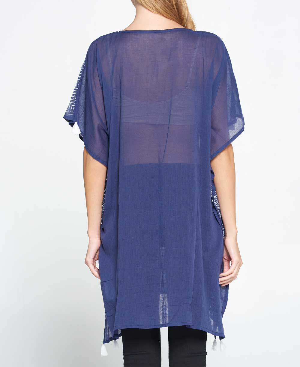 Sheer Cotton Embroidered Summer Kaftan Layering、mySite、topwebapps