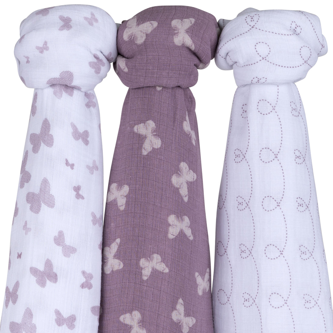  Lavender Butterfly Swaddle Blanket Set、mySite、elrpsem3k