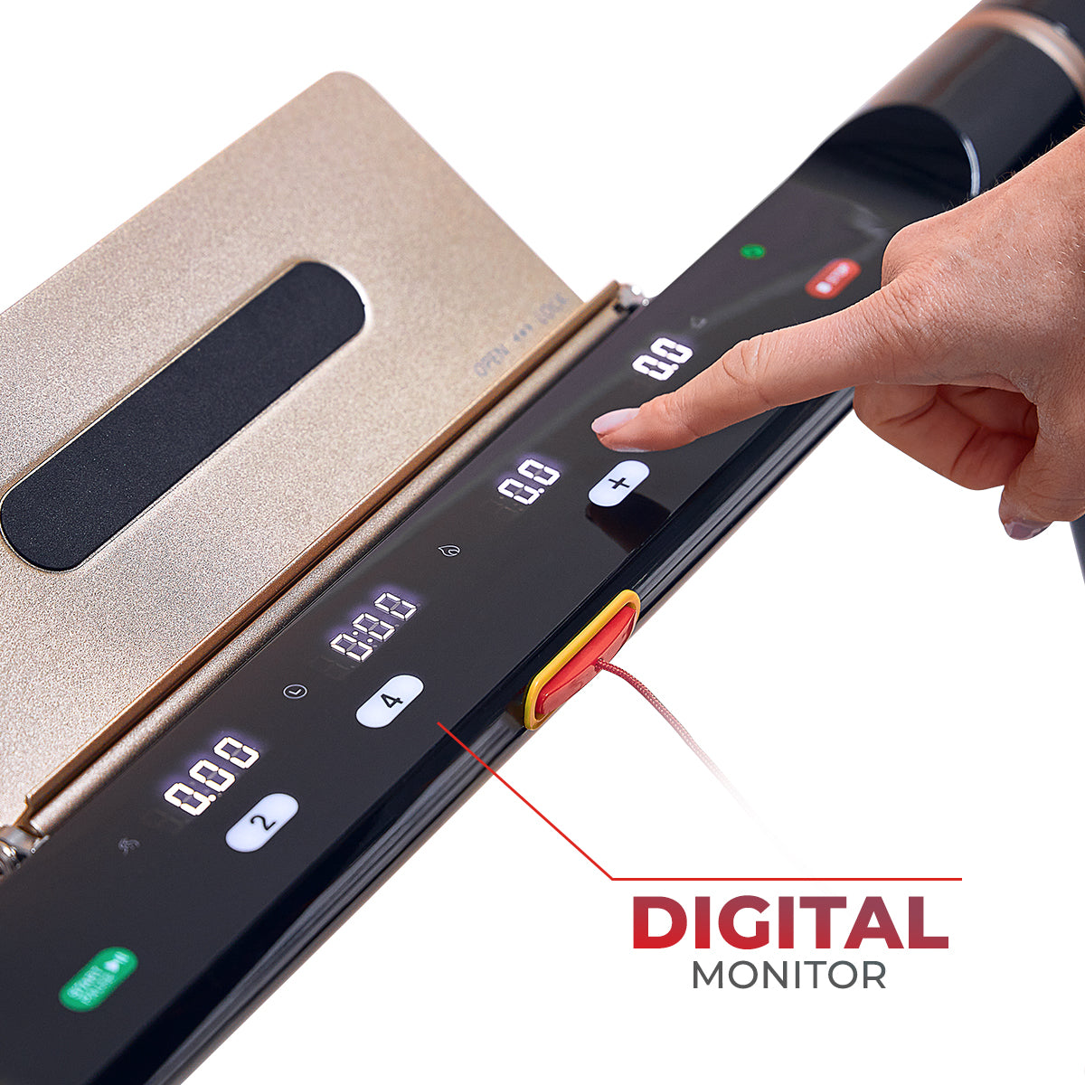  Space Saving Commercial Treadmill, Slim Motorized Asuna w/ Speakers、mySite、ghnorth