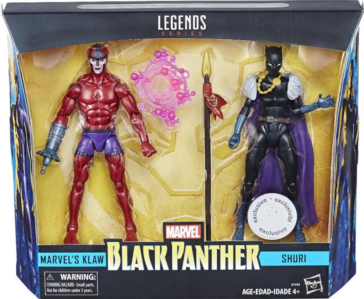 Marvel Legends Series Klaw and Shuri 2 Pack Exclusive、mySite、hgirdovlk