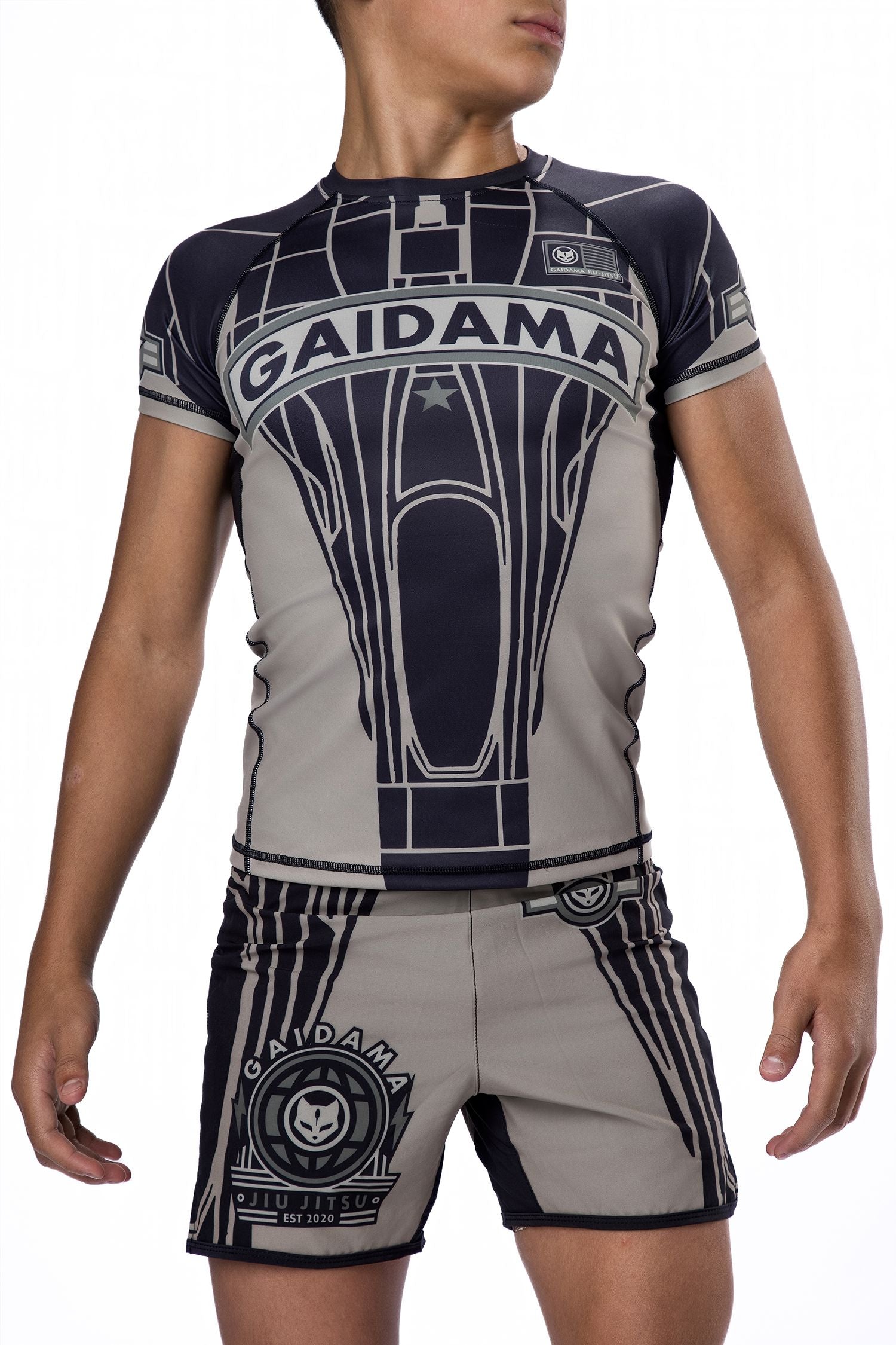 Youth Fighter Jett Jiu Jitsu Rashguard - Short Sleeve、mySite、gigharbornorthrealestate