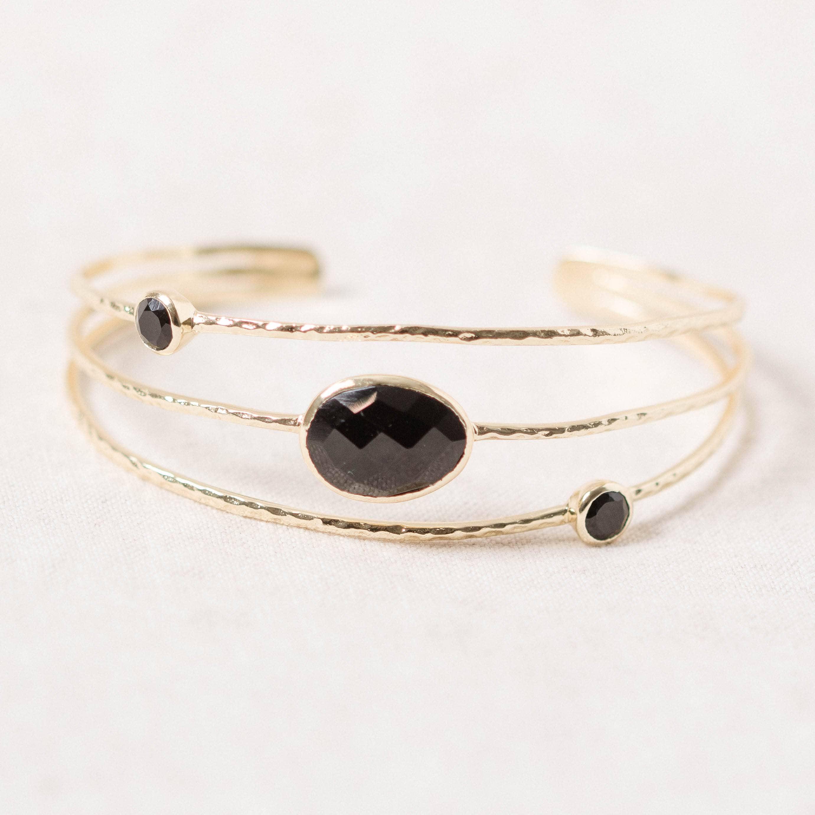 Black Tourmaline Gold or Silver Bracelet、mySite、hinf8tx79