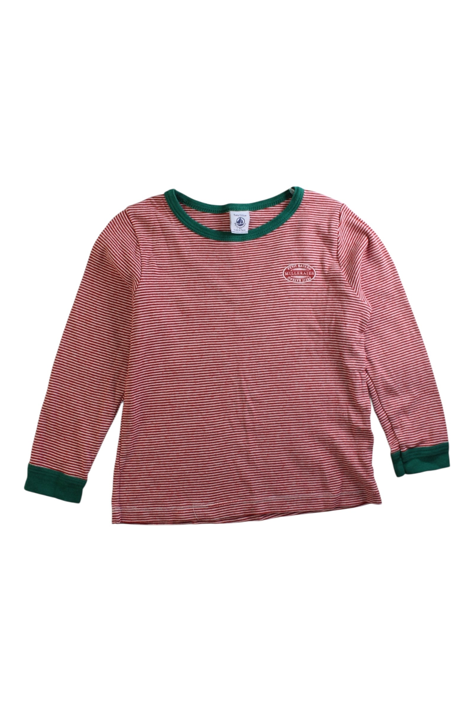 Petit Bateau Long Sleeve T-Shirt - Size 5T、mySite、g9winljtr