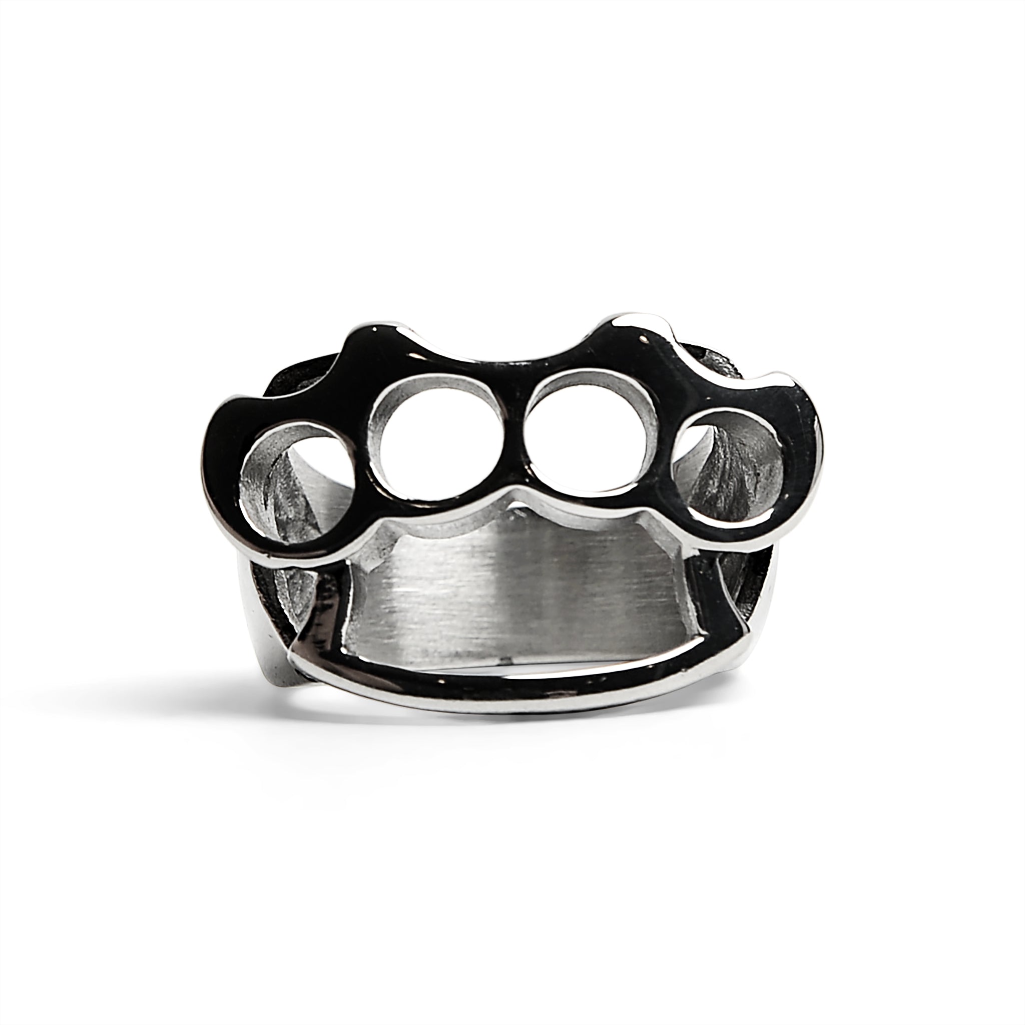 Stainless Steel Polished Knuckle Duster Ring / SCR3057、mySite、dreamappss