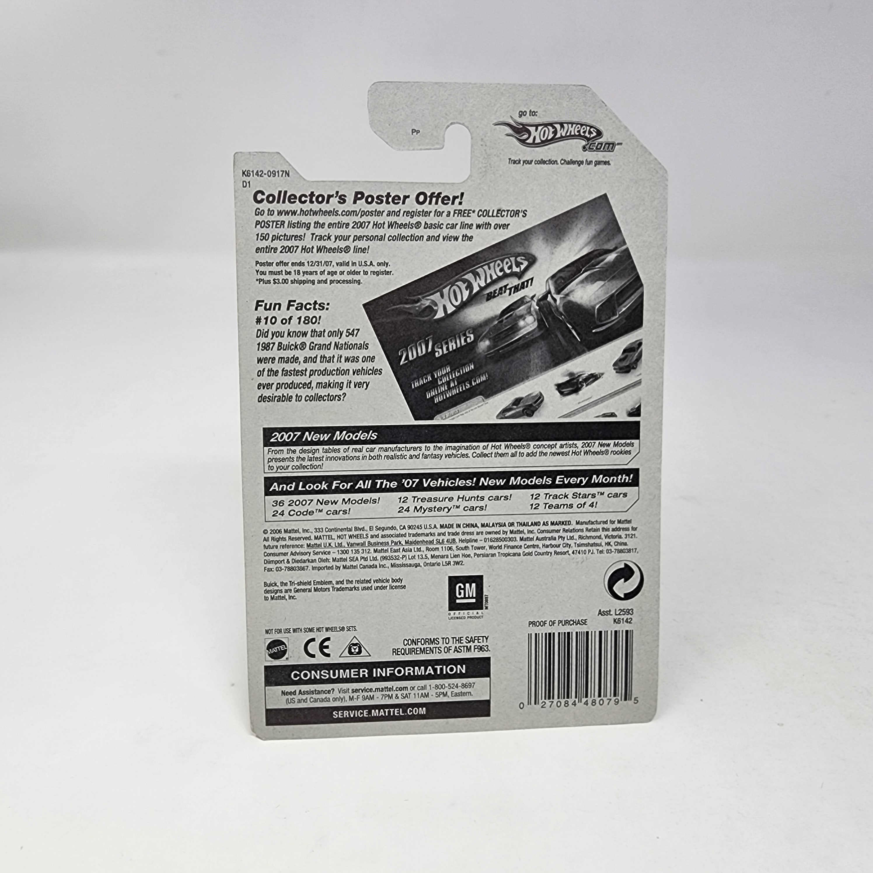 Buick Grand National #10 * BLUE Kmart Only * Hot Wheels 2007、mySite、hgirdovlk