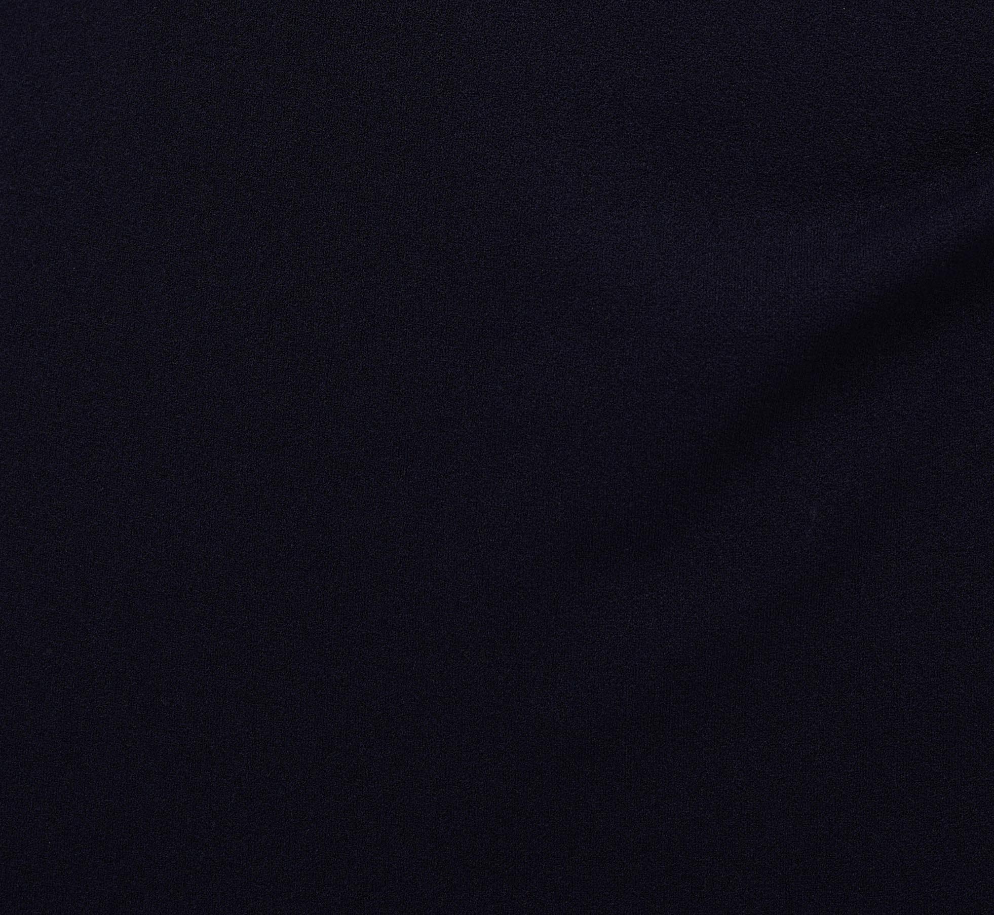 Crepe Mermaid Gown With Pearl Trim Short Sleeves In Midnight、mySite、solidvoid