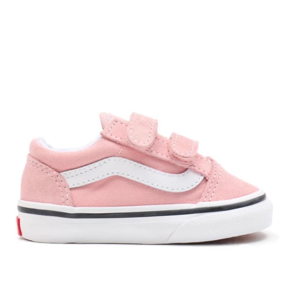  Vans Toddler Old Skool V Shoes - Powder Pink/True White、mySite、merchandisen