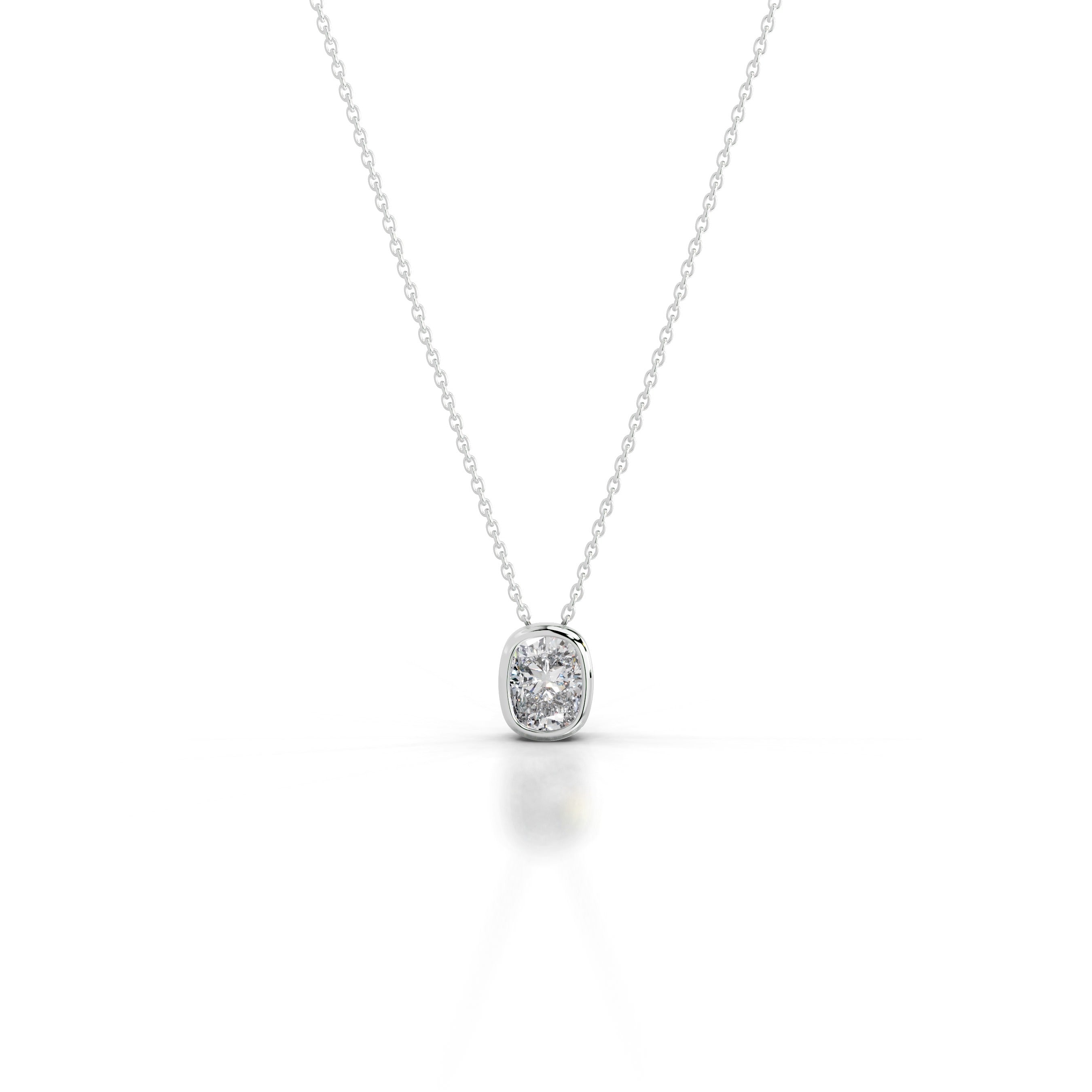 Gianna Lab Grown Diamond Pendant - 14K White Gold、mySite、hinf8tx79