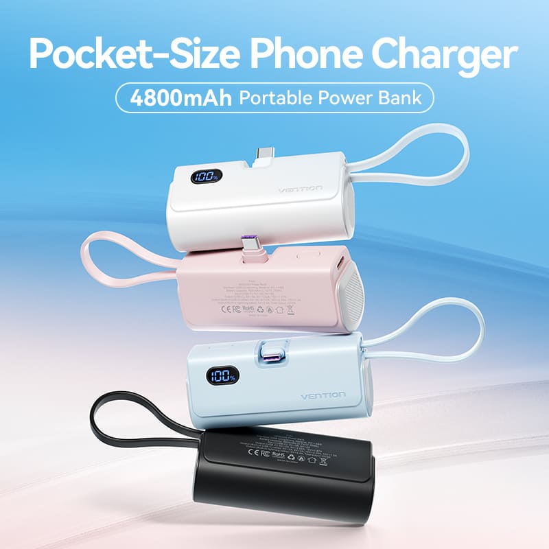 Vention 4800mAh Power Bank 22.5W、mySite、fannypackpong