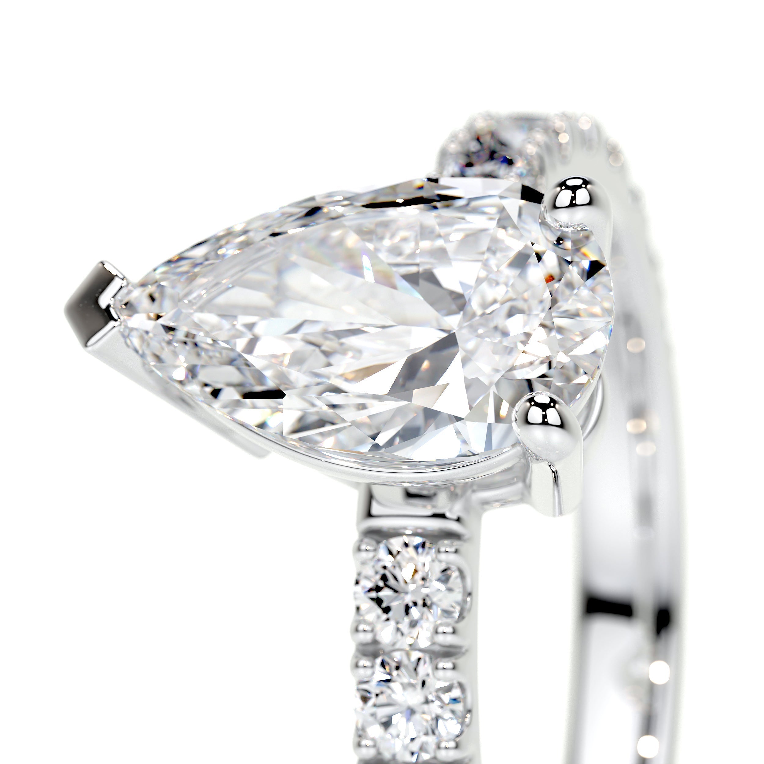 Hailey Lab Grown Diamond Ring -14K White Gold (RTS)、mySite、hinf8tx79
