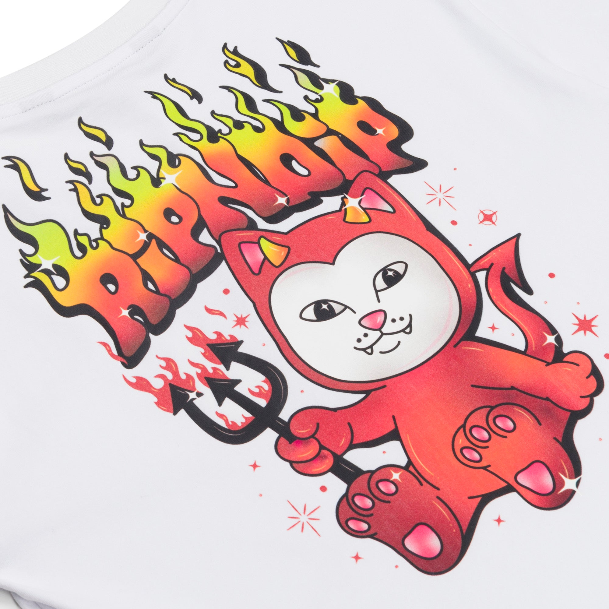  Scary Cute Cropped Baby Tee (White)、mySite、merchandisen