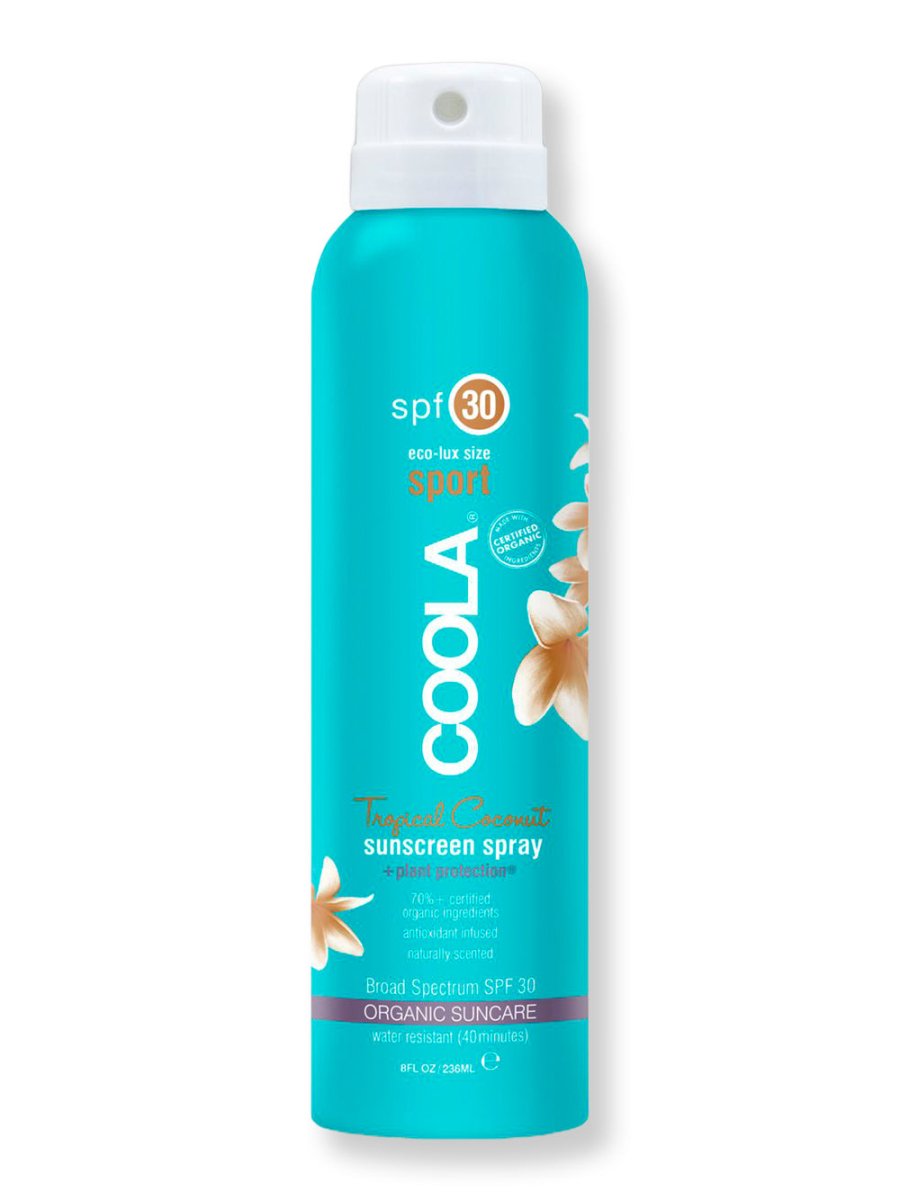 COOLA - Organic Sunscreen SPF 30 Sunblock Spray 6oz、mySite、gigharbornorthrealestate