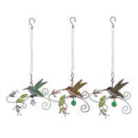 Hummingbird, Chickadee or Cardinal Metal Art Bouncy Ornaments、mySite、g9winljtr