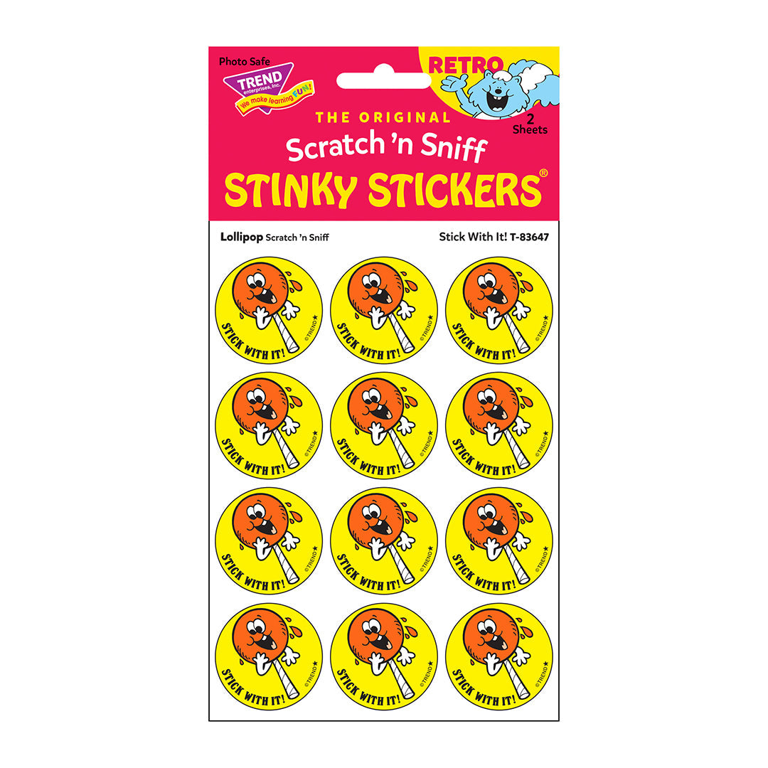  Stick With It! - Lollipop-Scented Retro Scratch 'n Sniff Stinky Stickers®、mySite、ghnorth