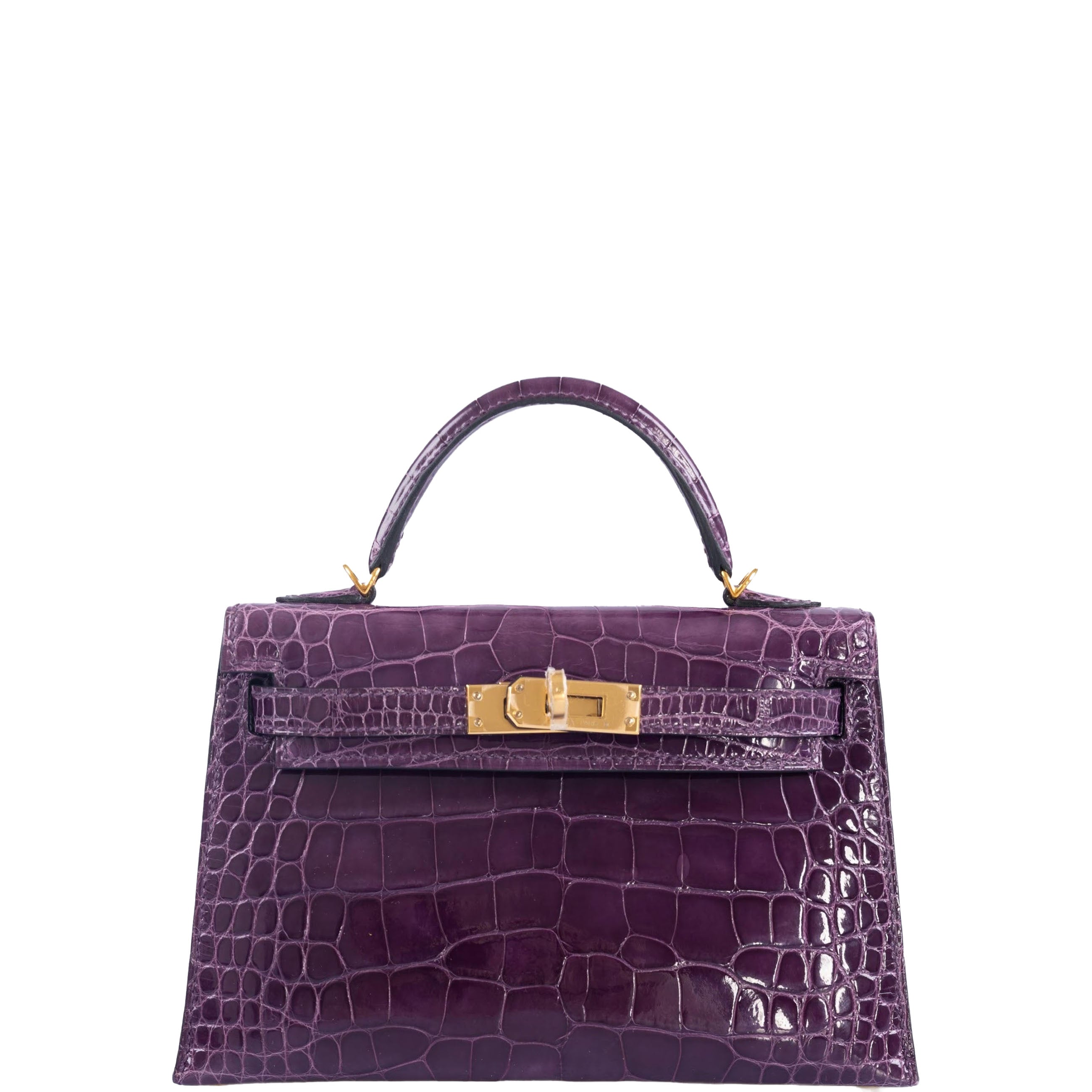 Hermès Mini Kelly 20 Cassis Shiny Alligator Gold Hardware、mySite、garminoutage.com