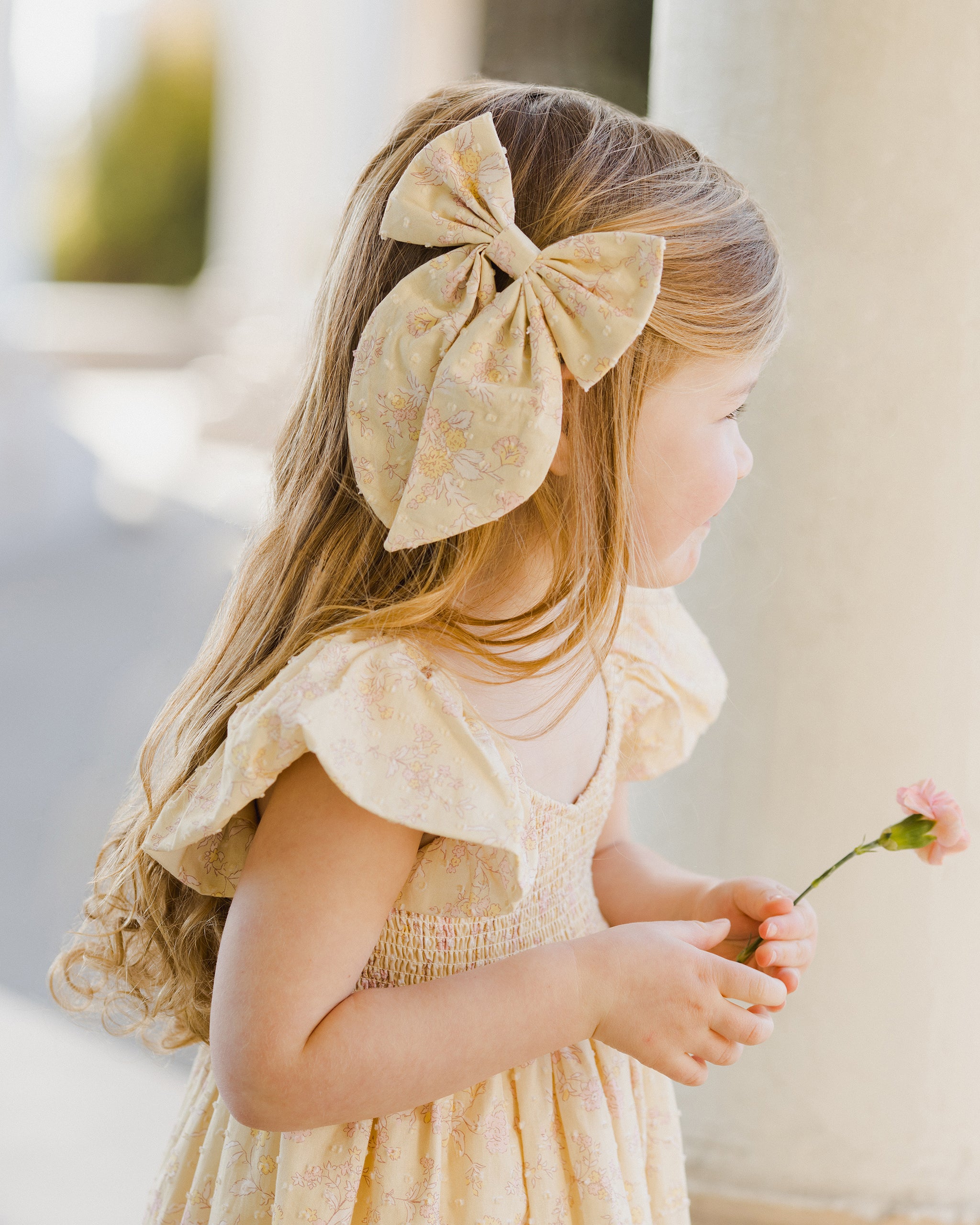  Everly Bow || Lemon Floral、mySite、layawaytickets