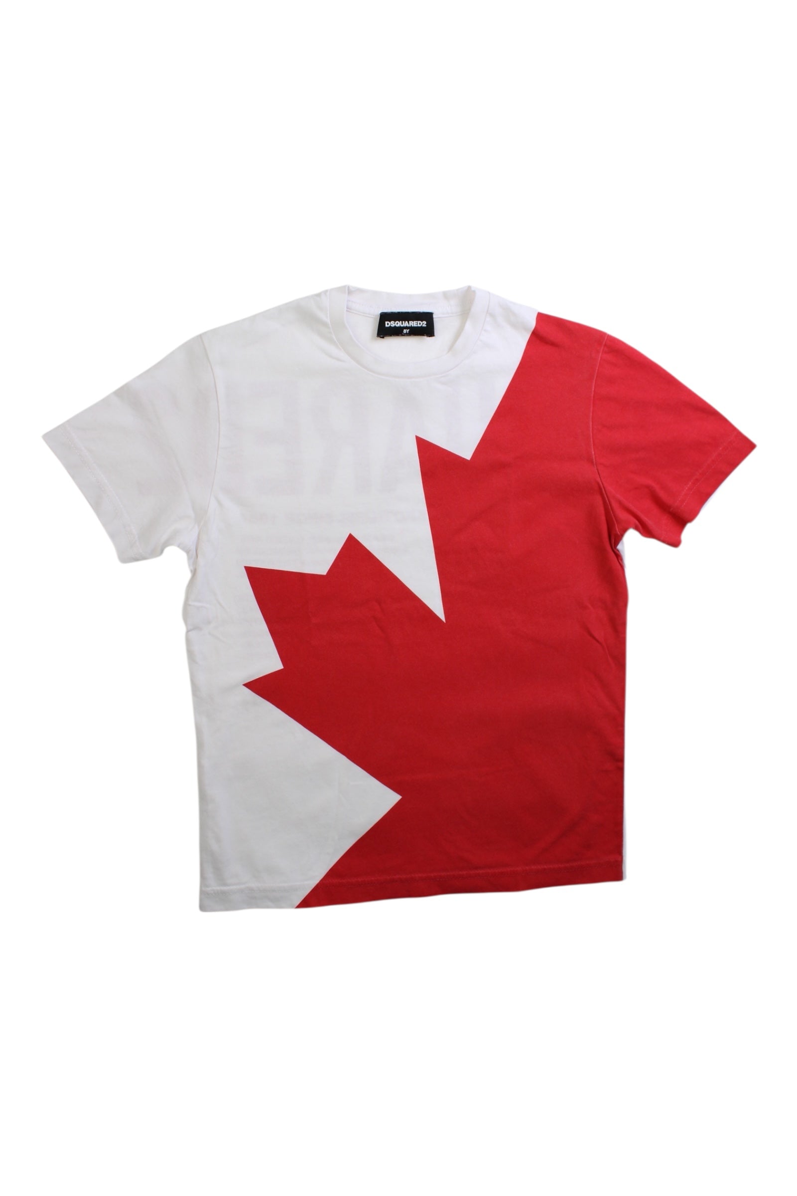 DSquared2 Maple Leaf Short Sleeve T-Shirt 8Y、mySite、g9winljtr