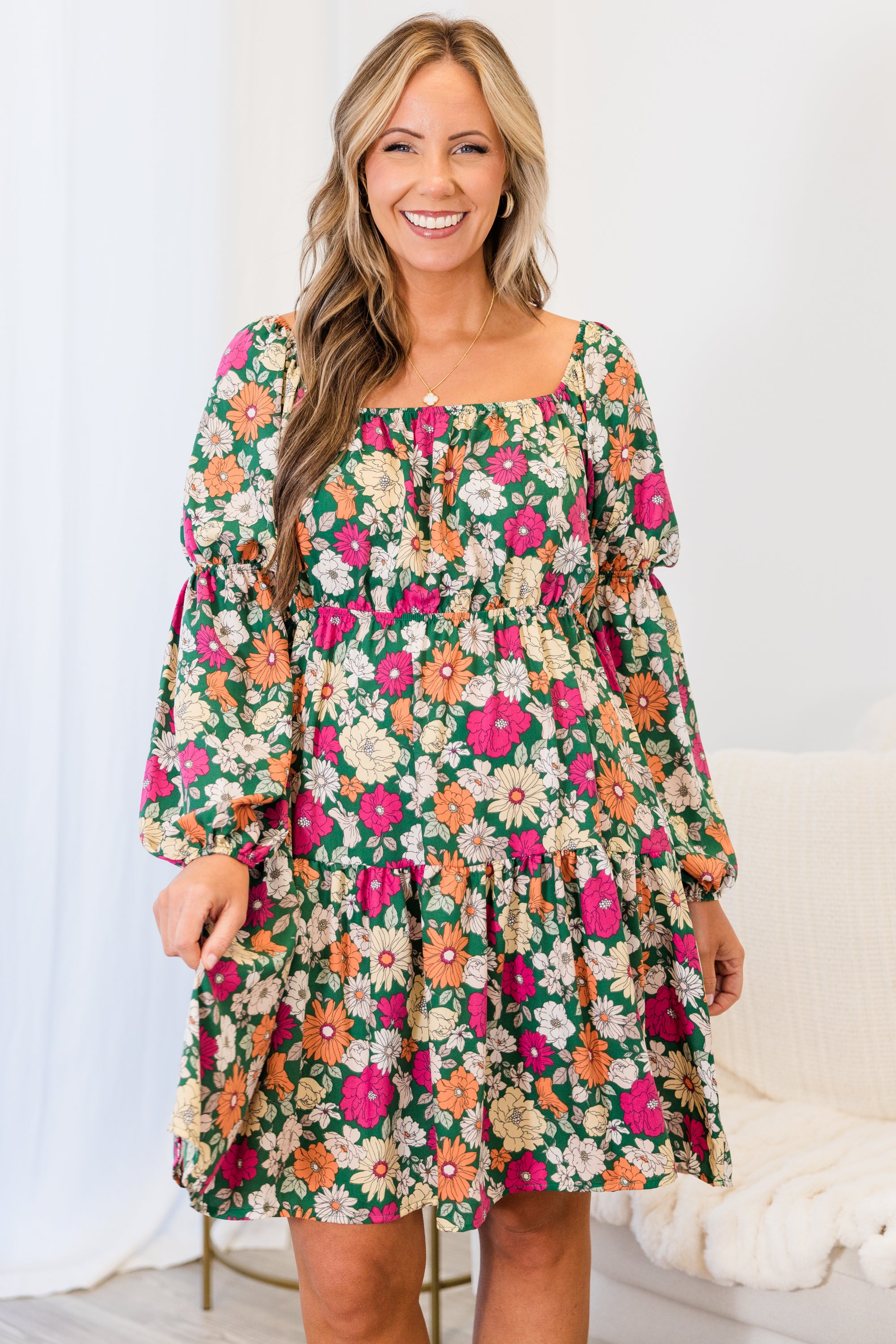  Need You Back Dress, Green、mySite、justintrudeaud