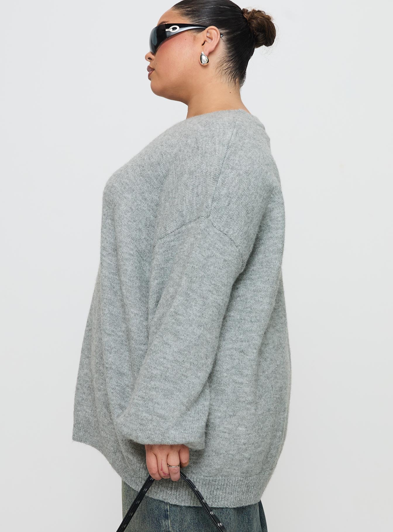Ryanna Sweater Grey Curve、mySite、solidvoid
