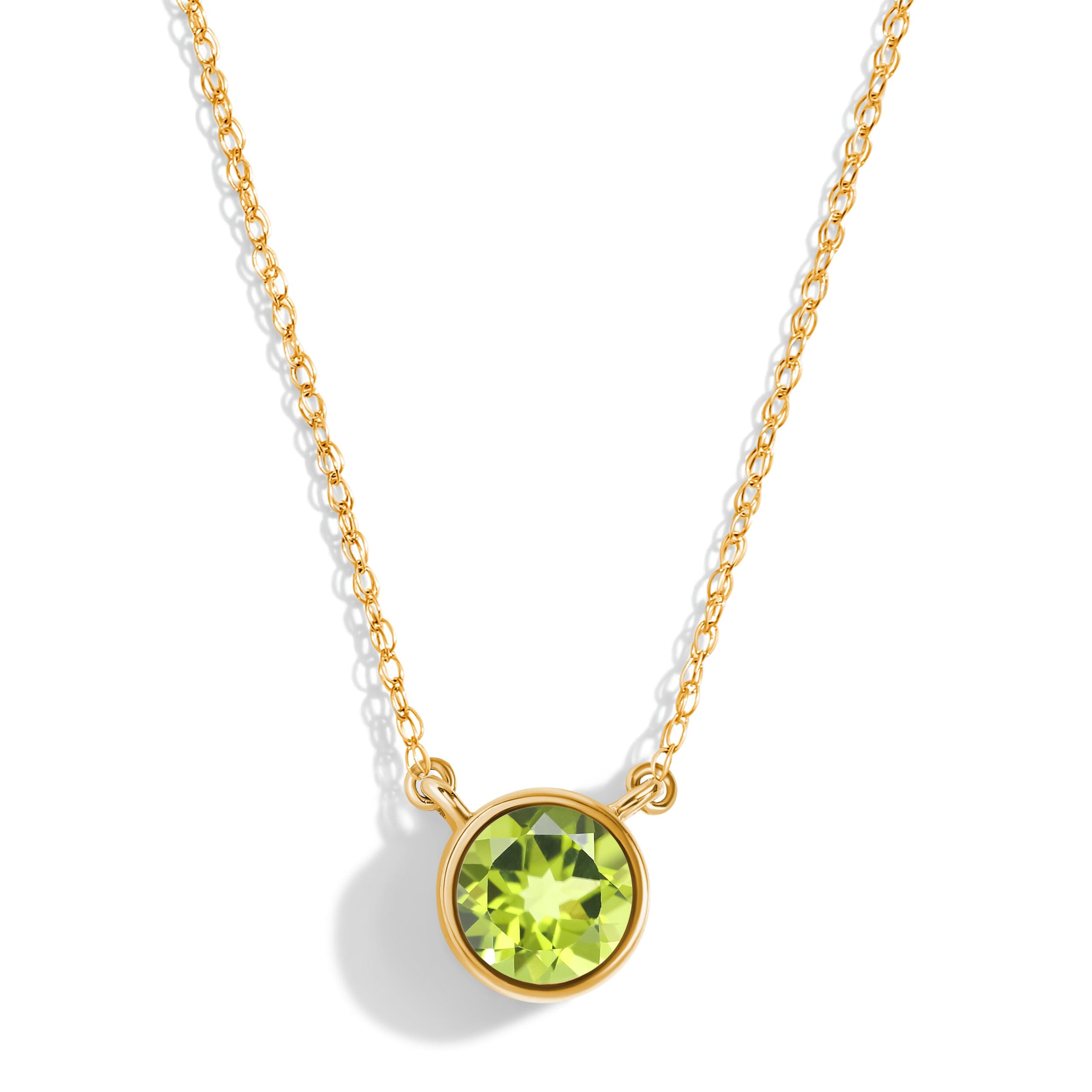 Peridot Necklace - Solitaire、mySite、hinf8tx79