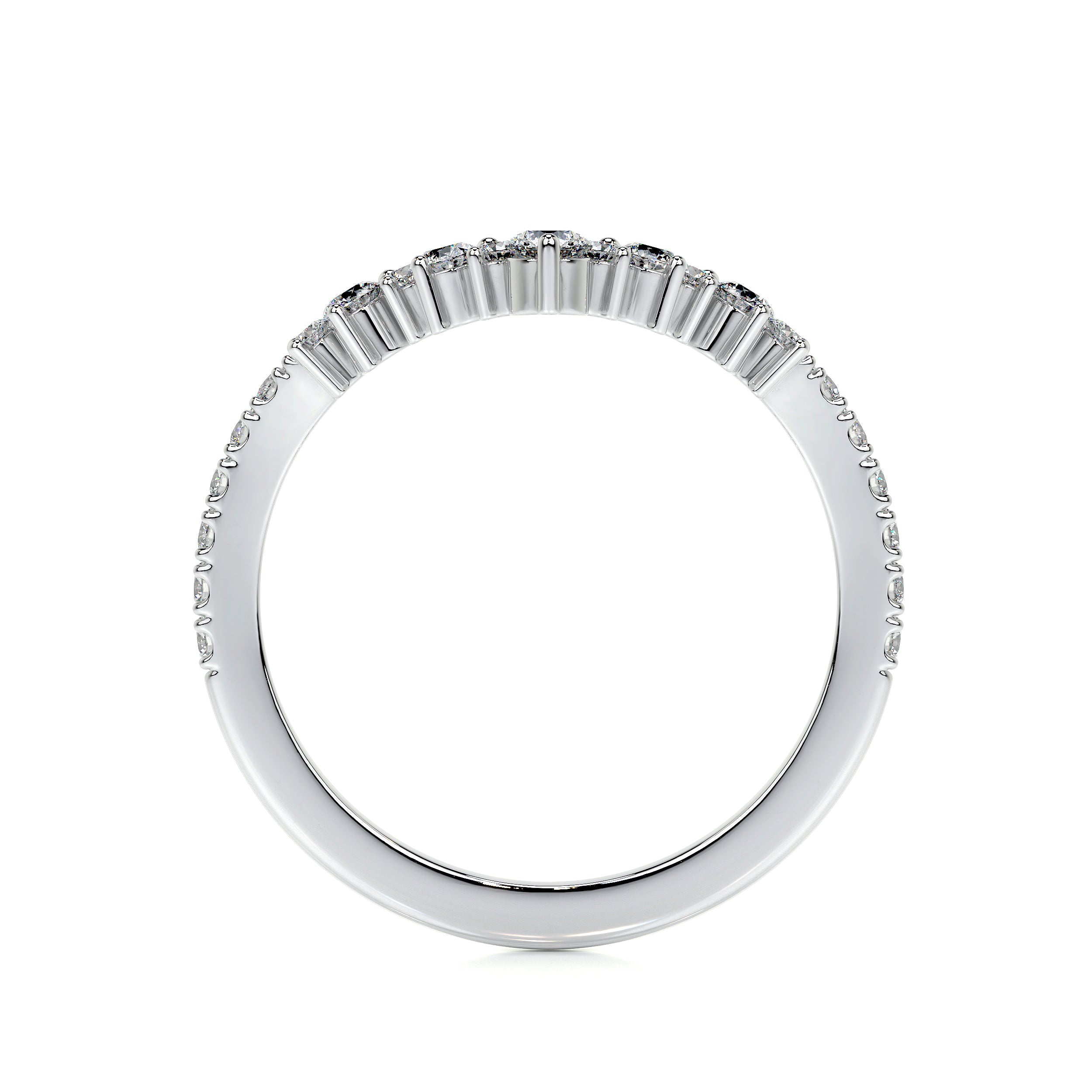 Mia Lab Grown Diamond Wedding Ring (0.50 Carat) -18K White Gold、mySite、hinf8tx79