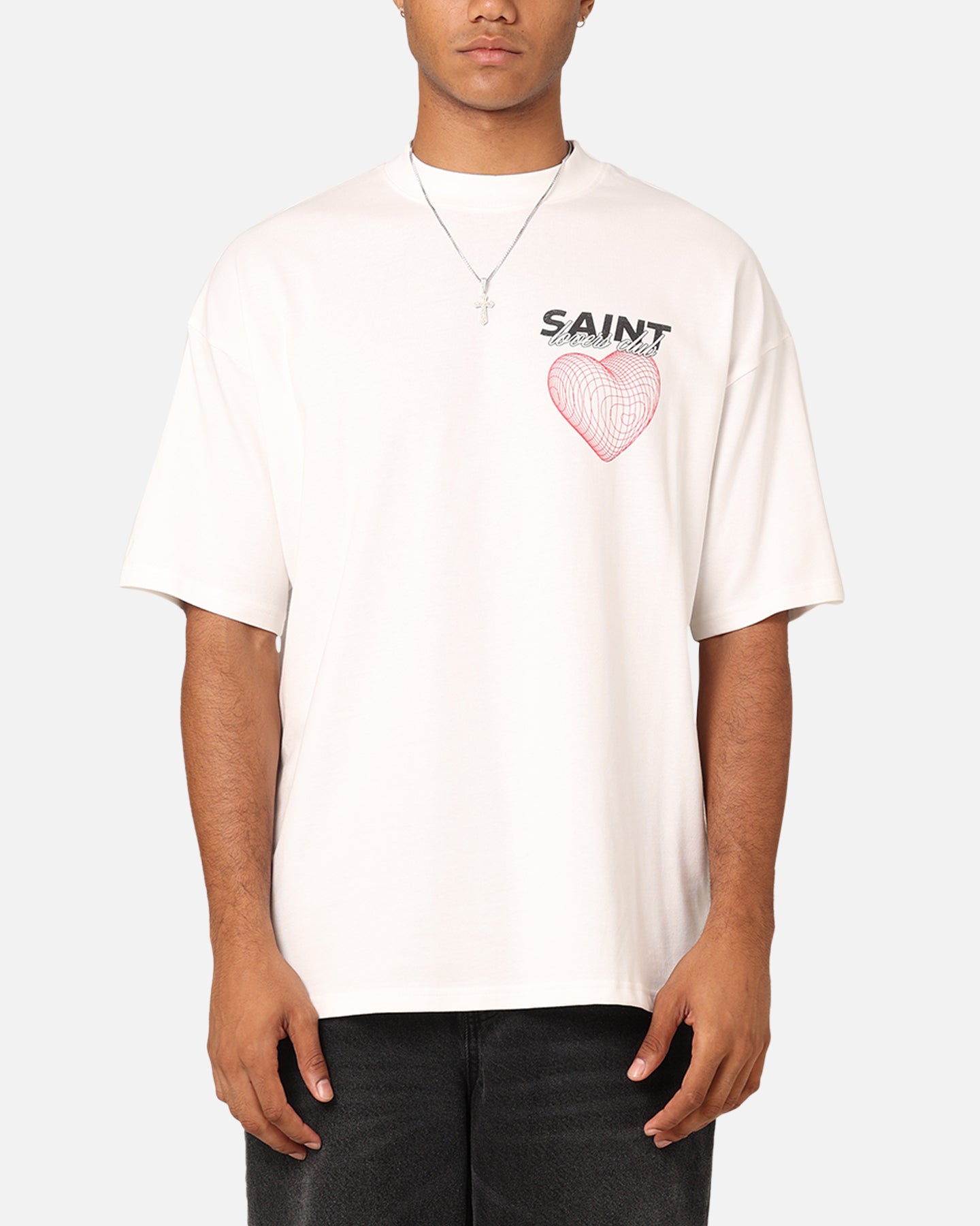 Saint Morta Lovers Club T-Shirt Off White、mySite、zt4zffjzw