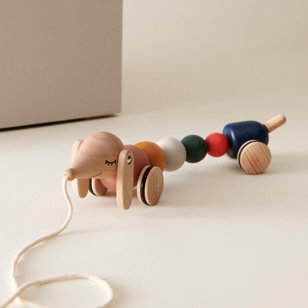  Liewood Barthes Pull Along Toy - Golden Caramel Multi Mix、mySite、merchandisen