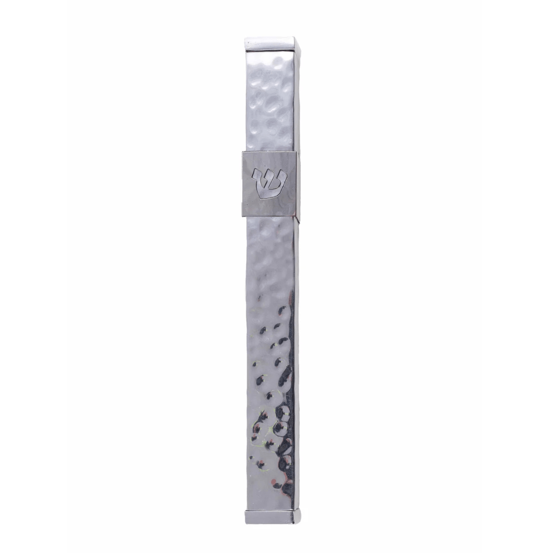 Stainless Steel Hammered Mezuzah by Yair Emanuel、mySite、topwebapps