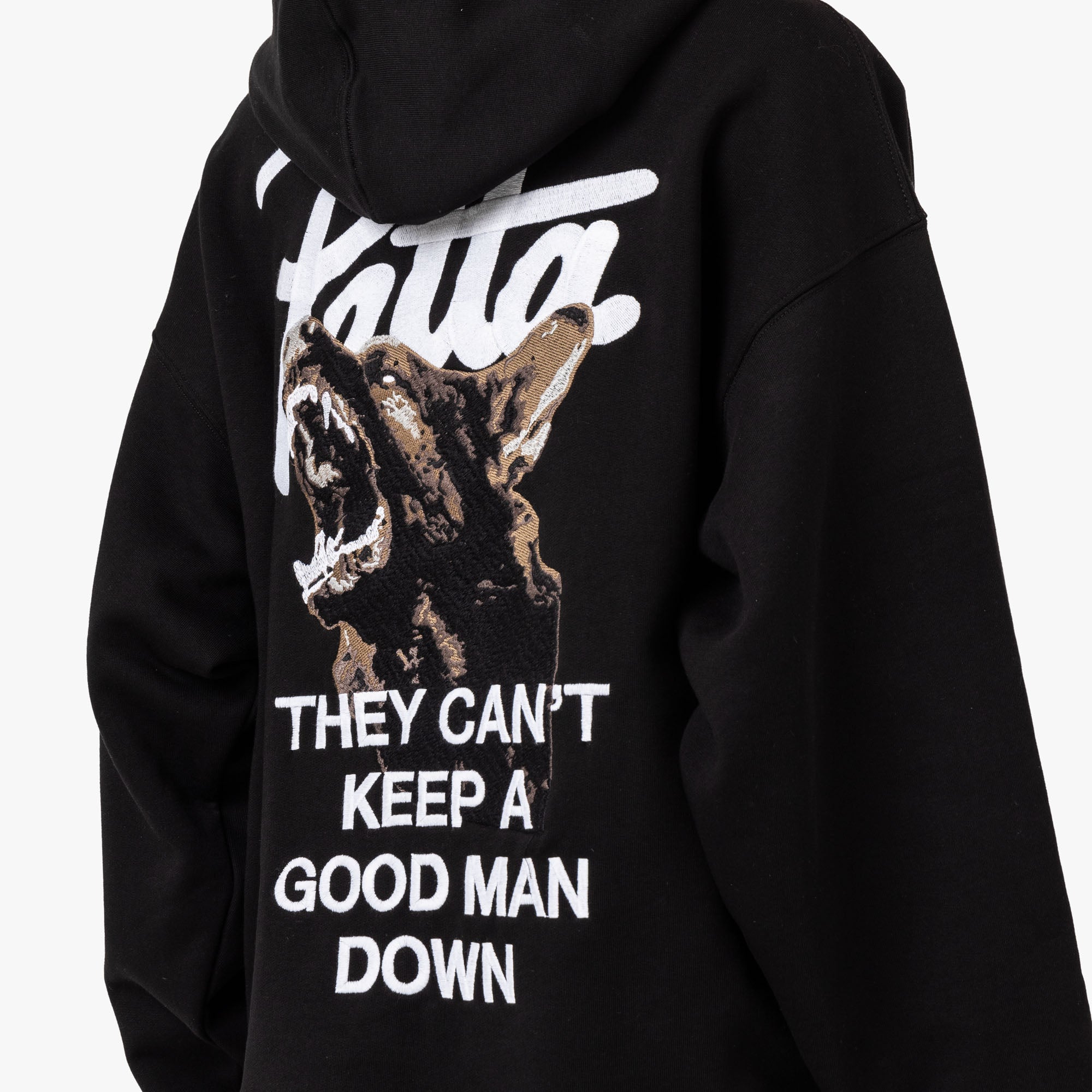  Patta Patta Bark Boxy Hooded Sweater Black、mySite、merchandisen