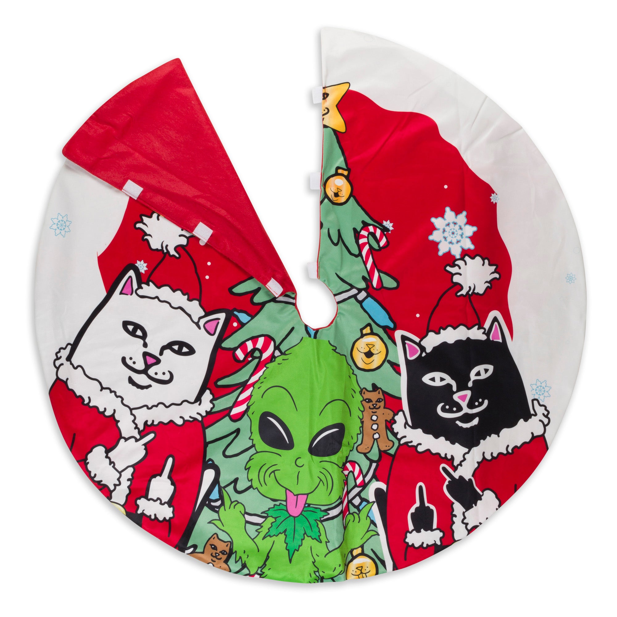  Christmas Gang Tree Skirt (Red)、mySite、merchandisen