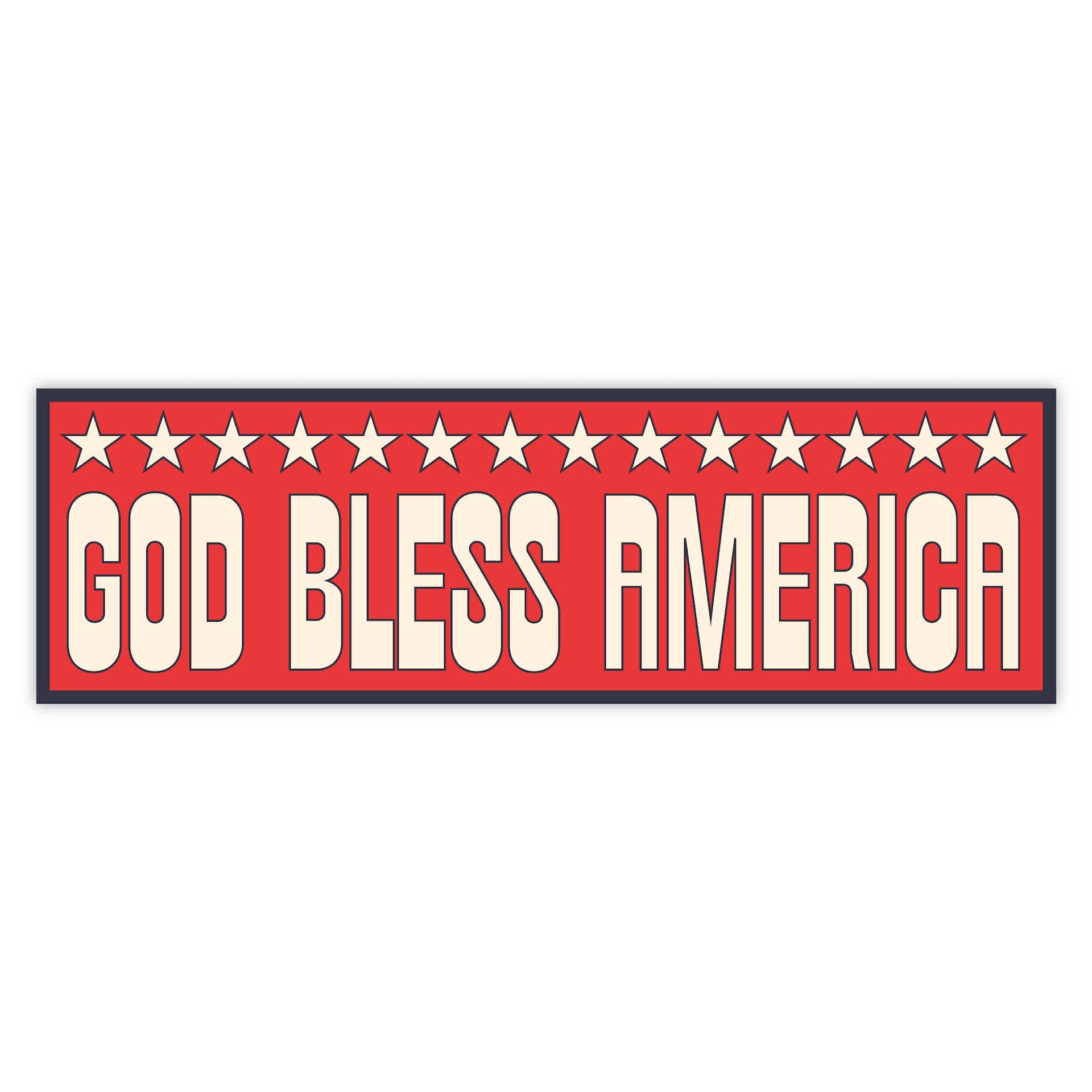  God Bless America USA Bumper Sticker、mySite、elrpsem3k