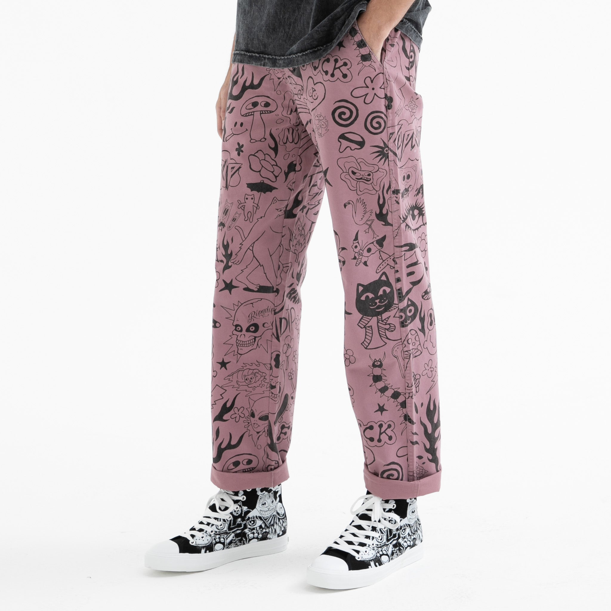  We Don't Care Twill Pants (Mauve)、mySite、merchandisen