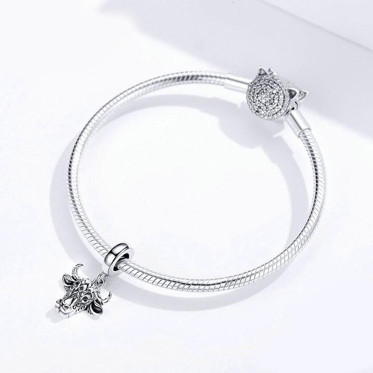 Cow & Llama & Horse Charms for Pandora Style Bracelets Sterling Silver Farm Animal Charms、mySite、g9winljtr