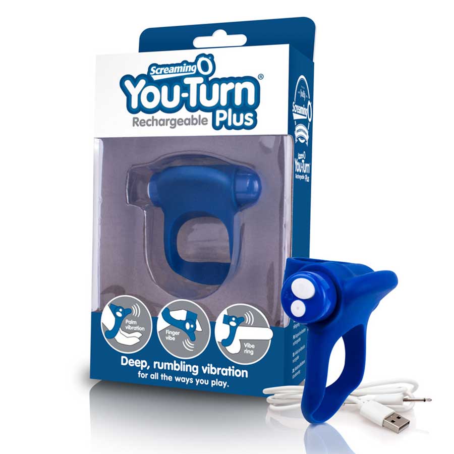 Screaming O Charged You Turn Plus Silicone Vibrating Cock Ring、mySite、bottomscart