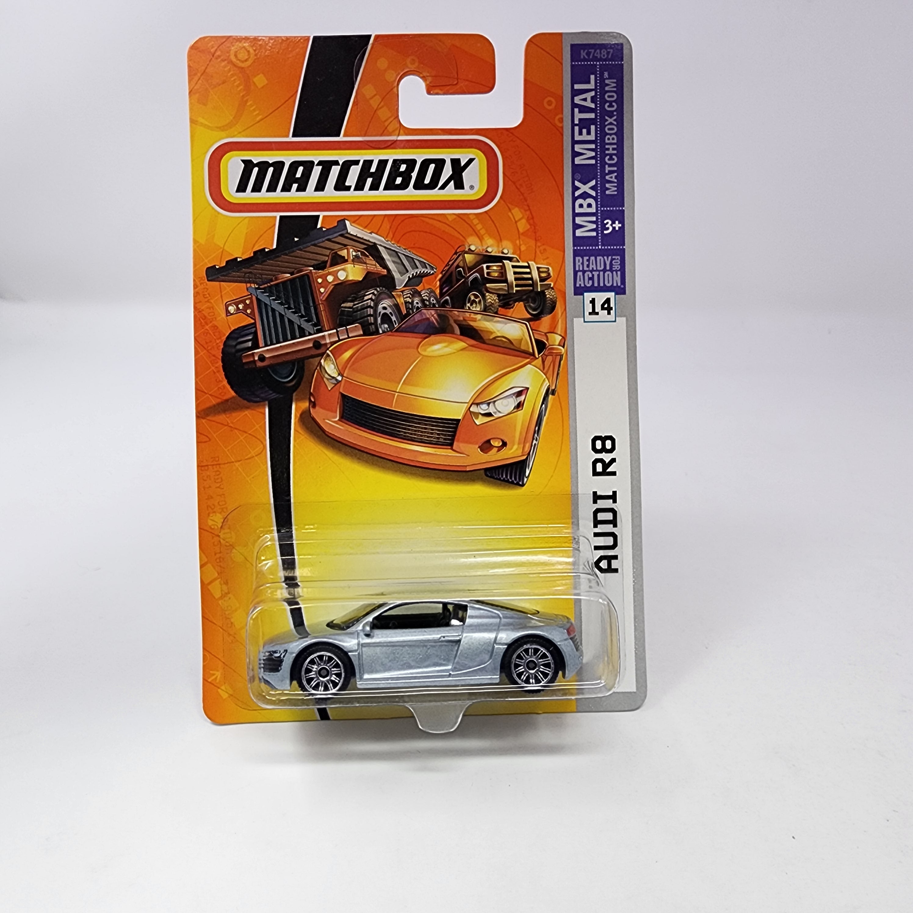 Audi R8 #14 * Silver * Matchbox Basic、mySite、hgirdovlk