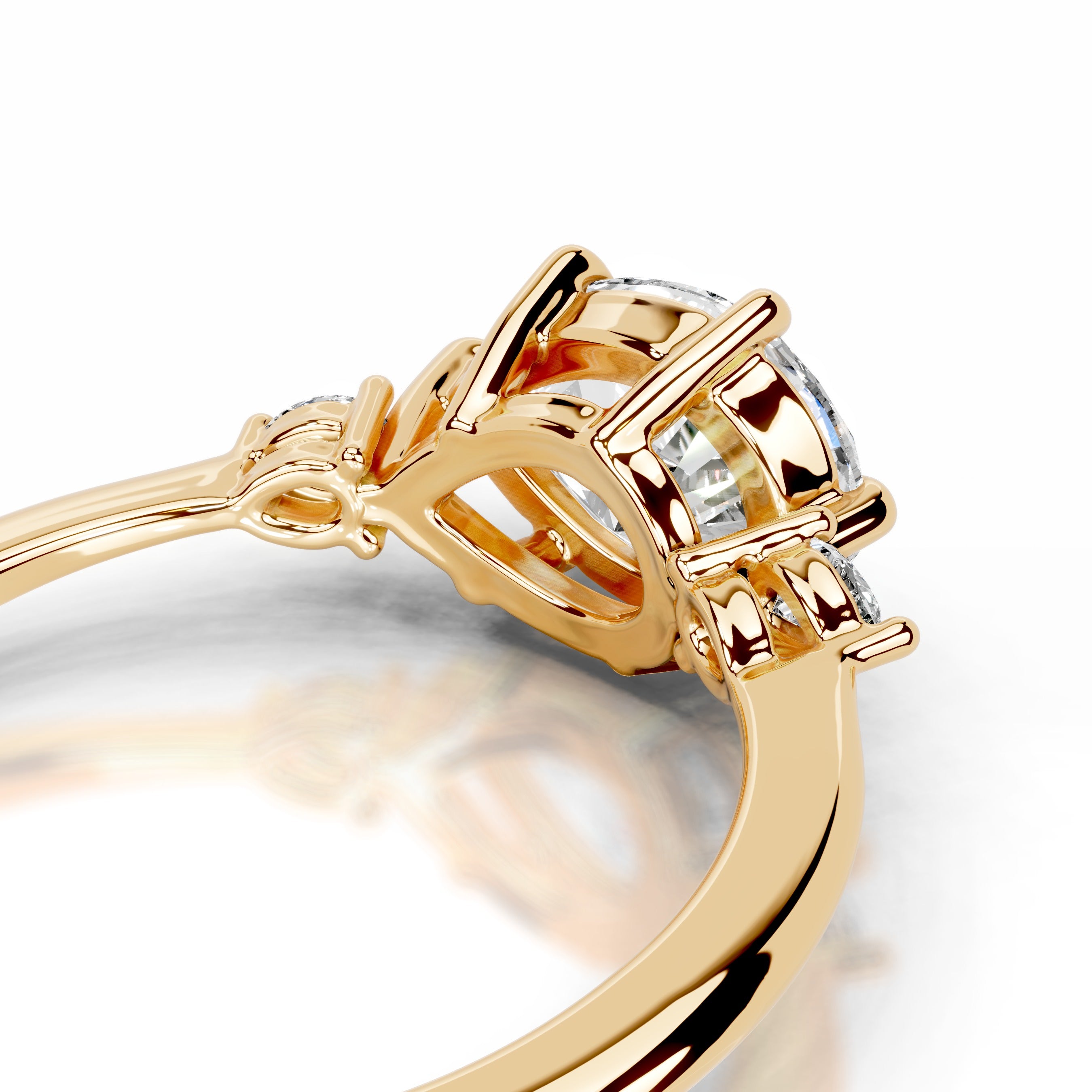 Maura Lab Grown Diamond Ring - 18K Yellow Gold、mySite、hinf8tx79
