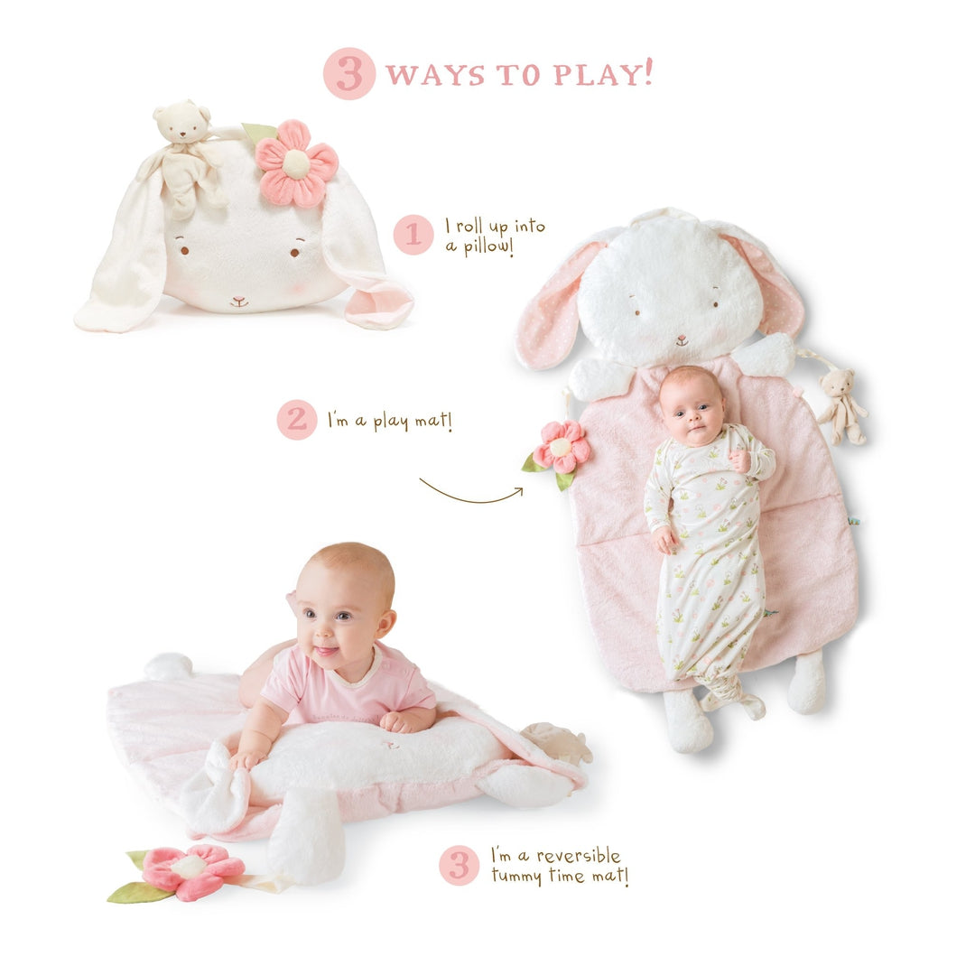 RETIRED - Blossom Bunny Pillow Play Mat 3-in-1、mySite、g9winljtr
