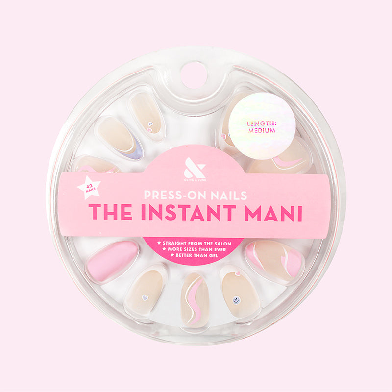 Heart’s Pack | Almond | Medium - Press-On Part of Set、mySite、solidvoid