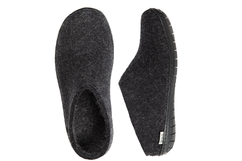  glerups Slip-on Charcoal Black Rubber、mySite、preschool7hills