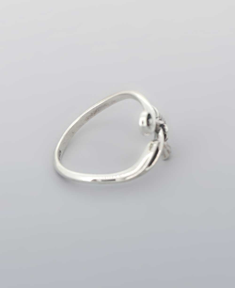 Sterling Silver Lotus Adjustable Ring、mySite、topwebapps