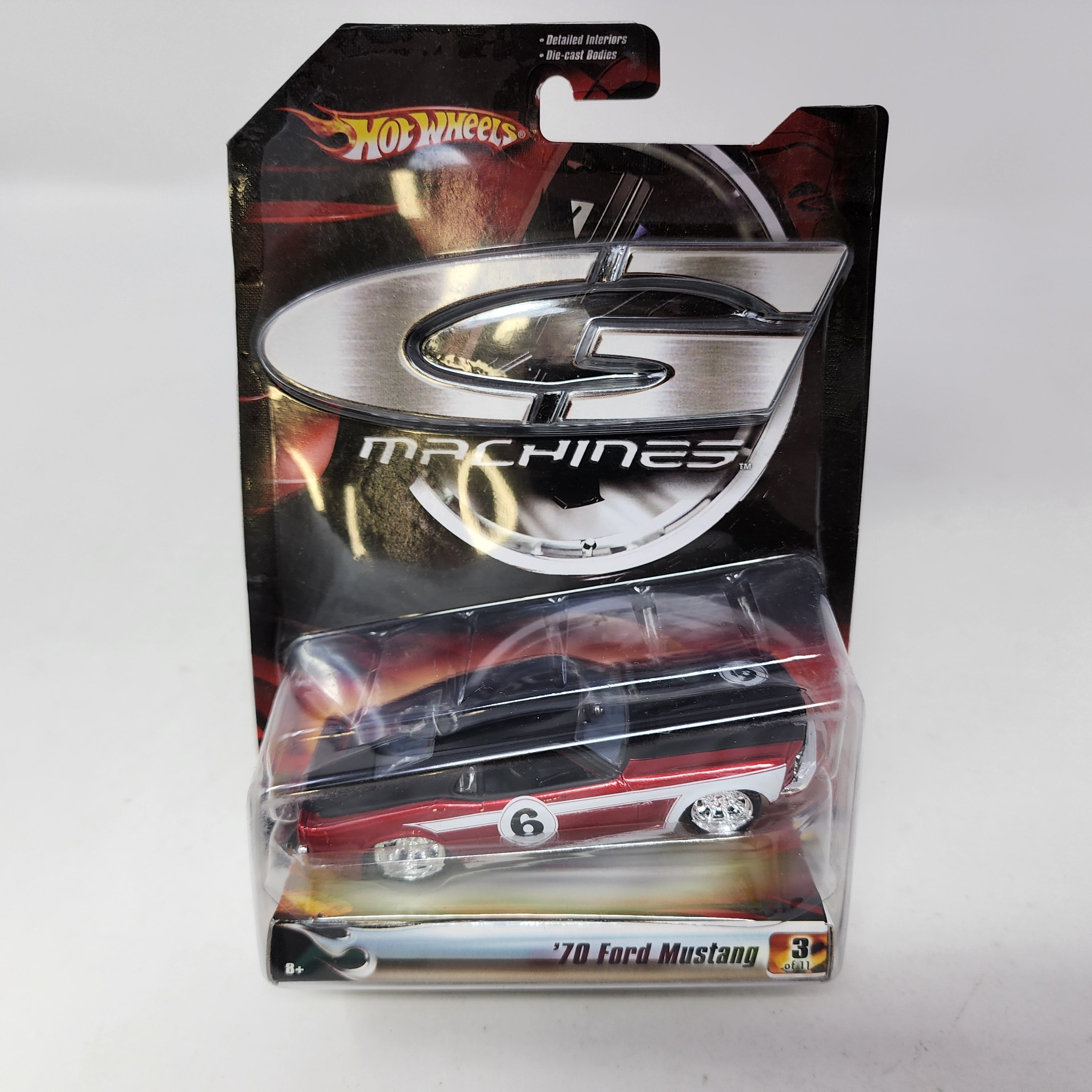 '70 Ford Mustang * Black/Red * Hot Wheels G Machines * 1:50 Scale、mySite、hgirdovlk